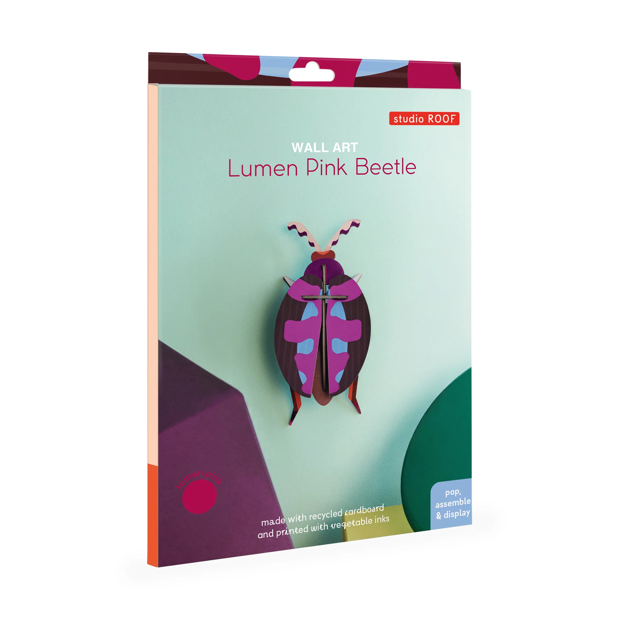 DIY Giant Beetle Kit - Lumen Pink Beetle - Image 3
