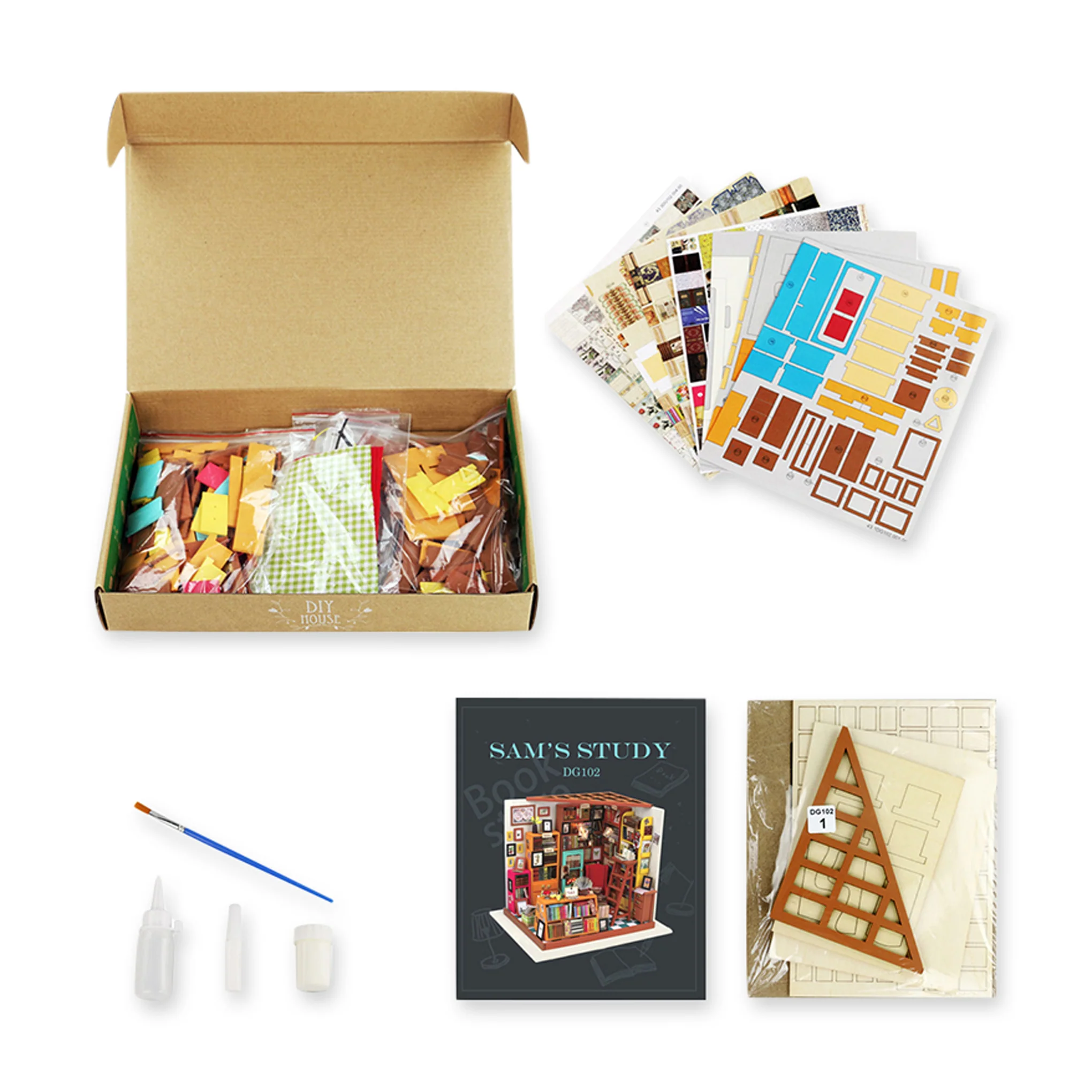 Rolife DIY Miniature Kit - Library - Image 4
