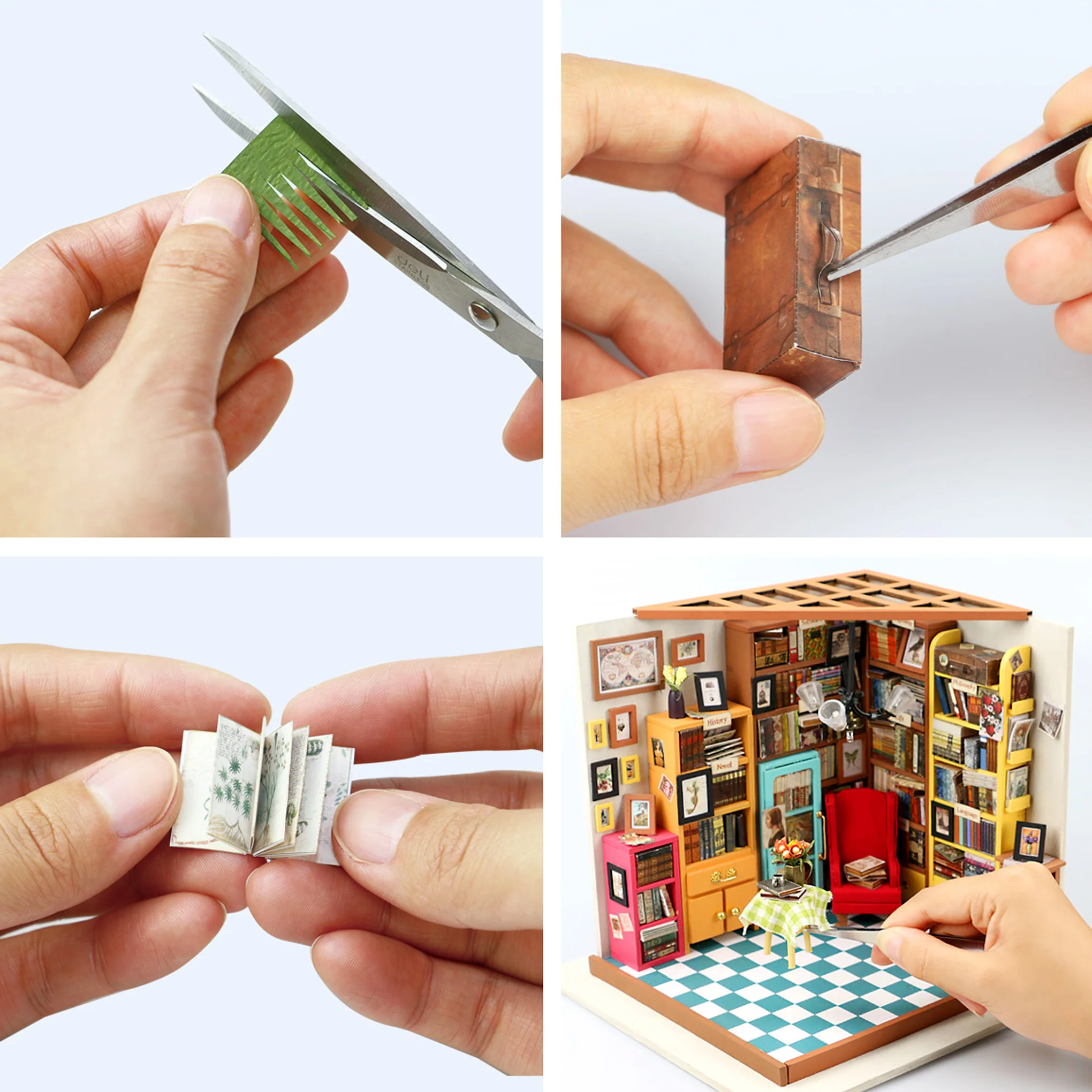 Rolife DIY Miniature Kit - Library - Image 5