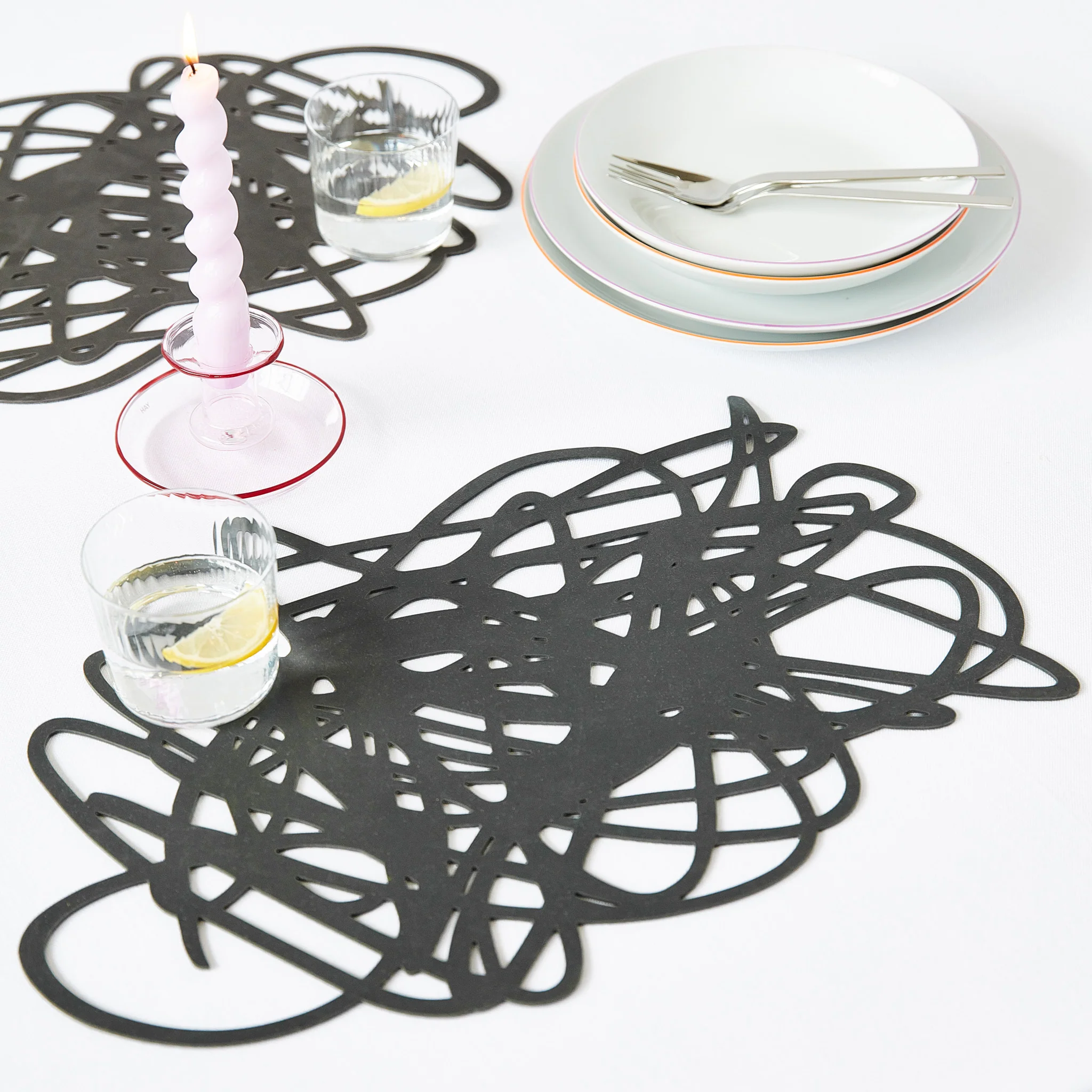 Doodle Placemat - Black Doodle - Image 8