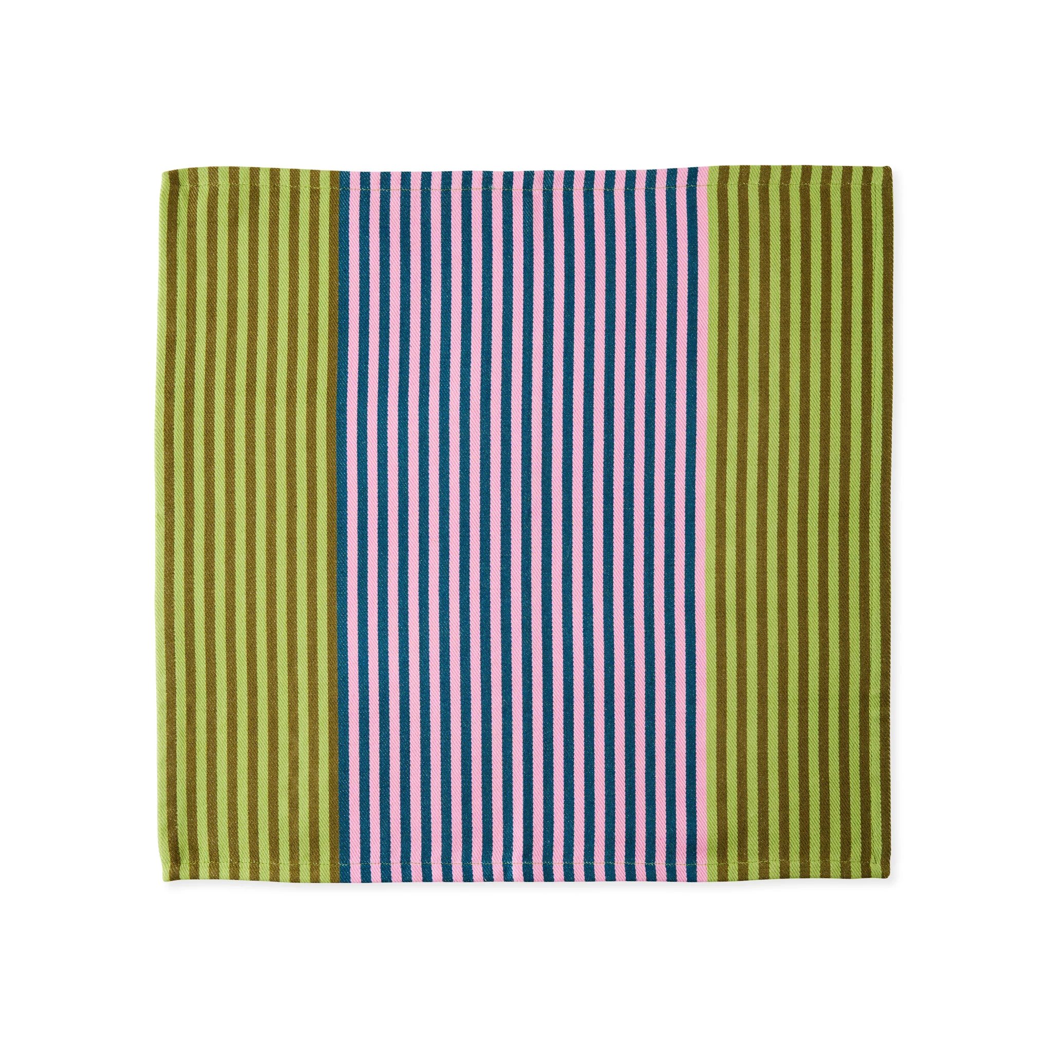 Dusen Dusen Striped Cotton Napkins - Set of 4 - Dual Stripe - Image 3
