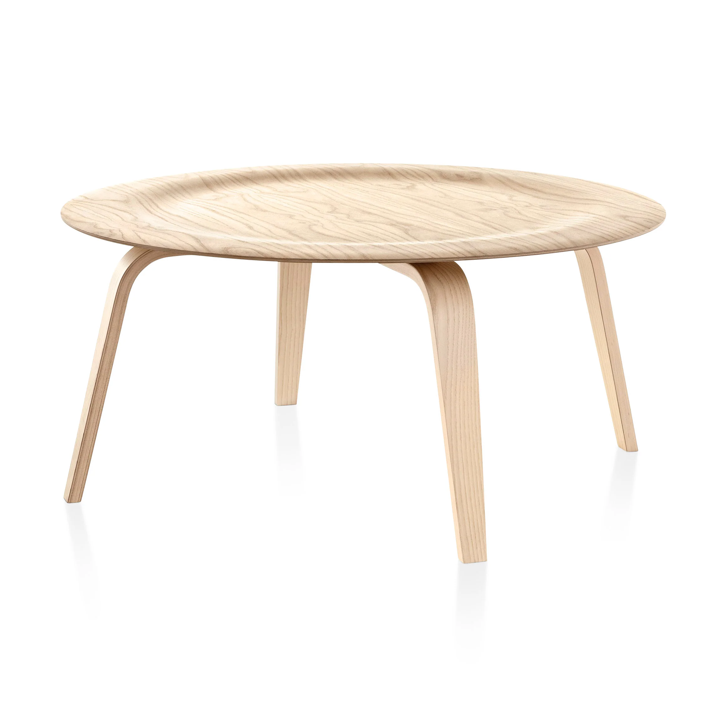 Eames© Molded Plywood Coffee Table from Herman Miller©, Wood Base - Image 2