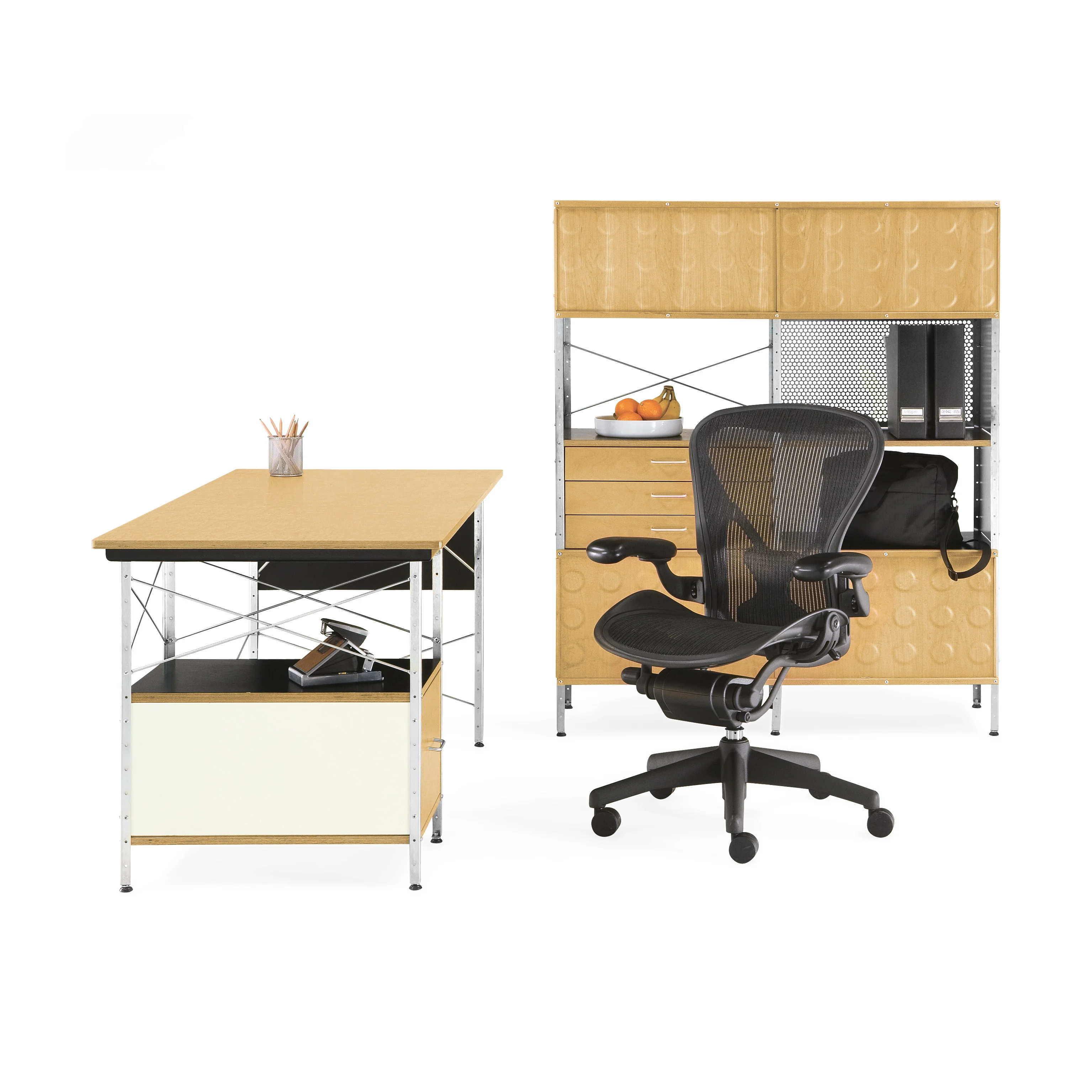 Eames Desk from Herman Miller - Black/White - Image 5