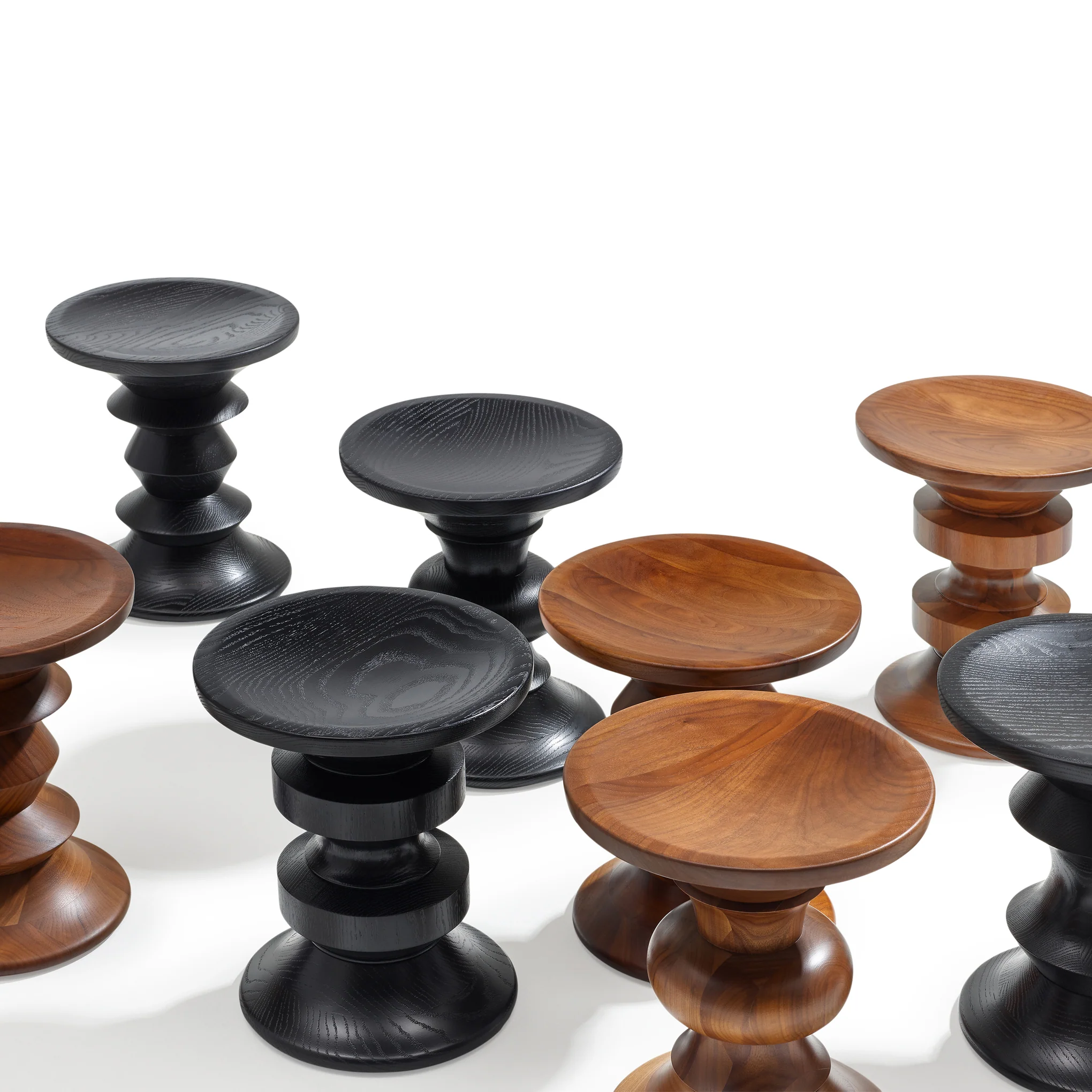 Eames® A Stool from Herman Miller - Ebony - Image 4