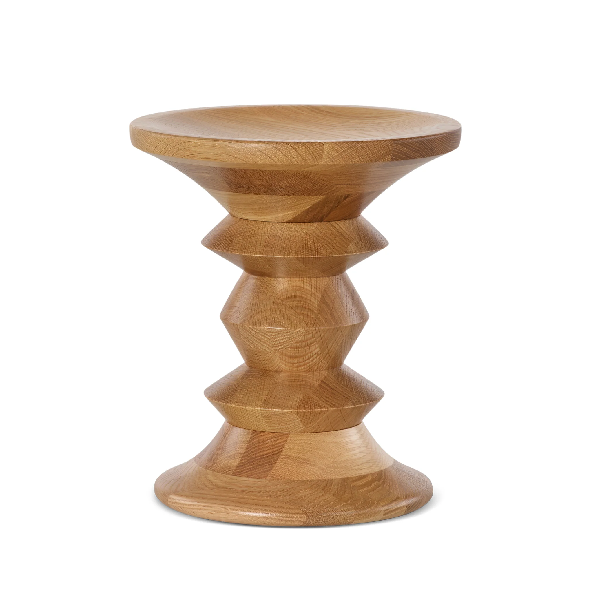 Eames® C Stool from Herman Miller - White Oak