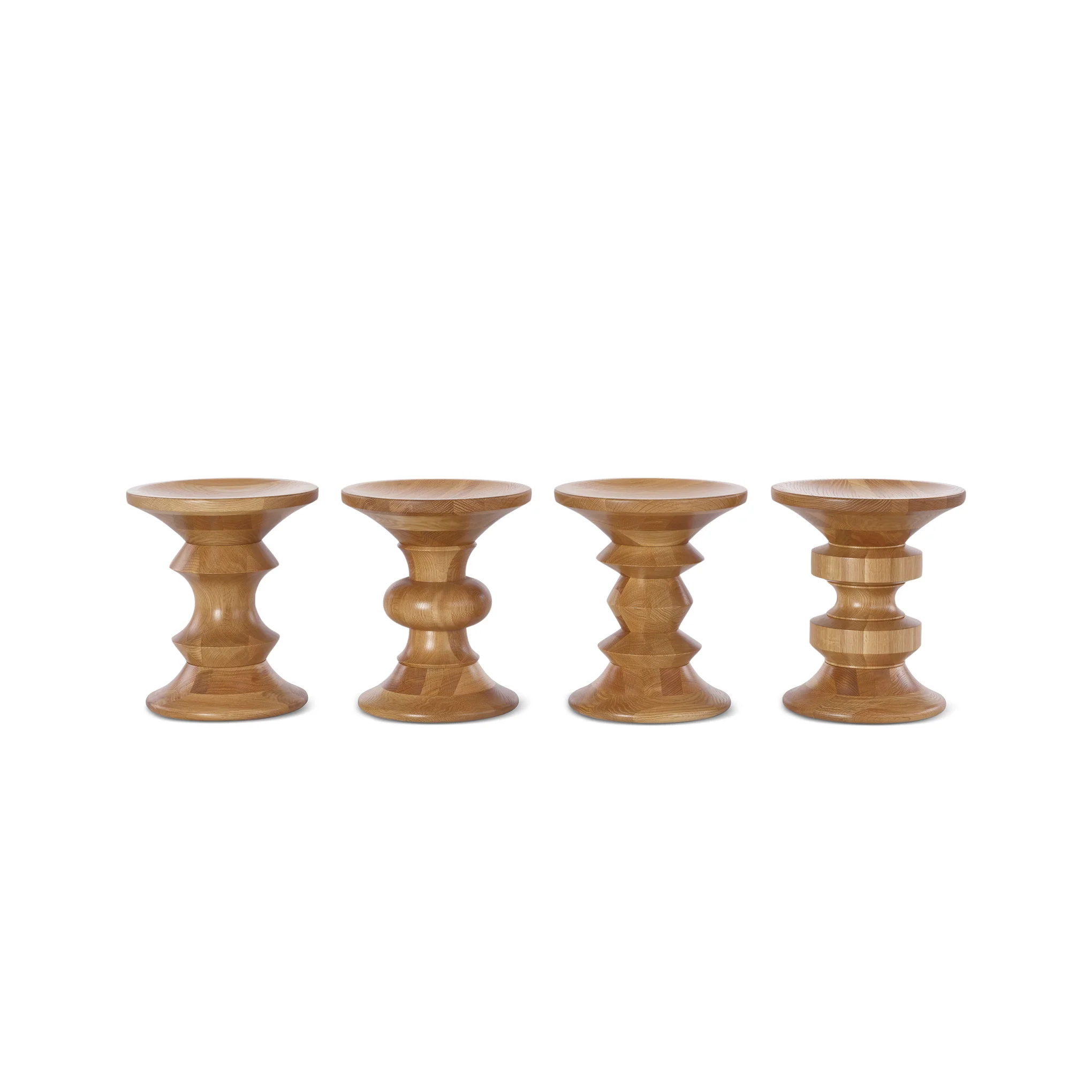 Eames® C Stool from Herman Miller - White Oak - Image 2