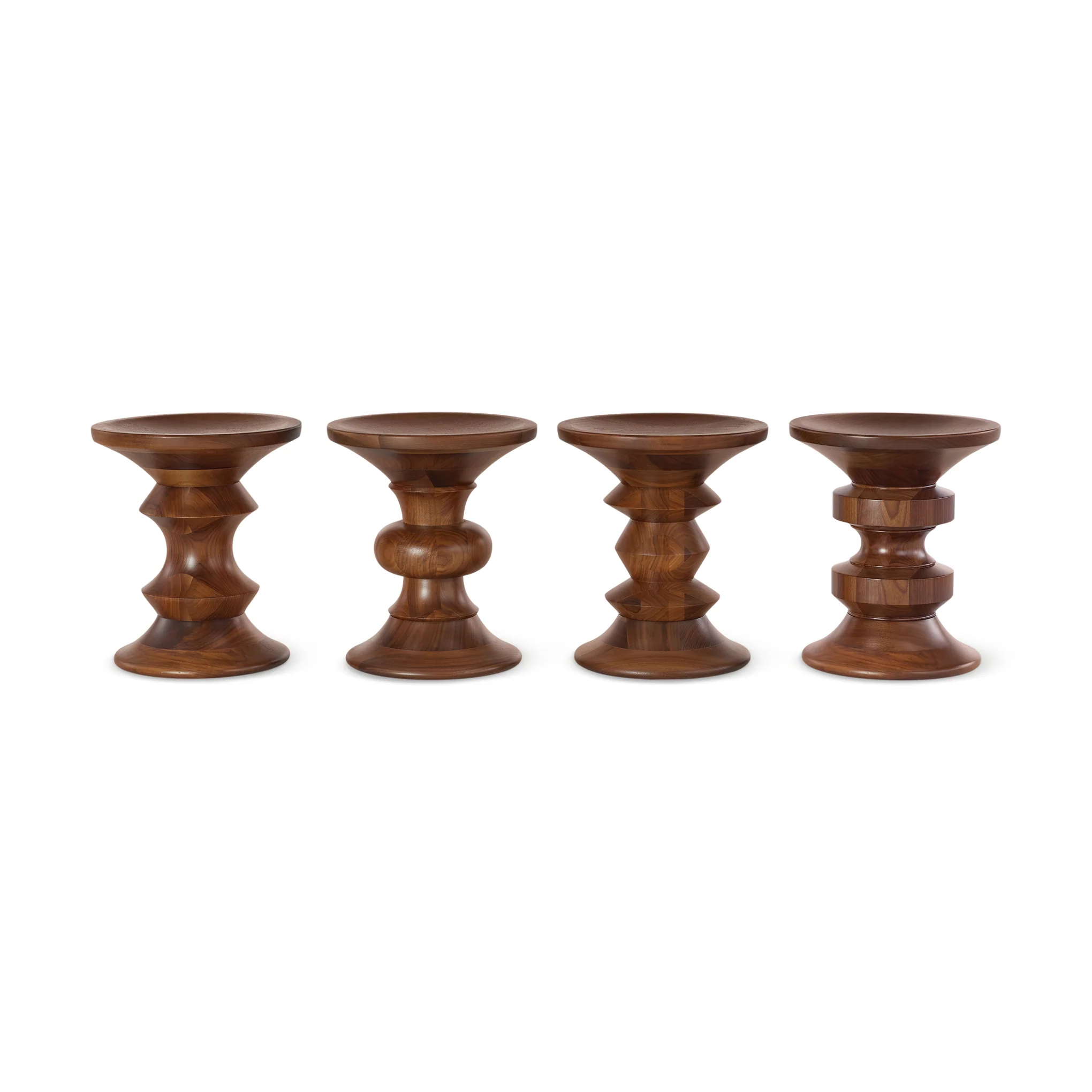 Eames® D Stool from Herman Miller - Walnut - Image 5