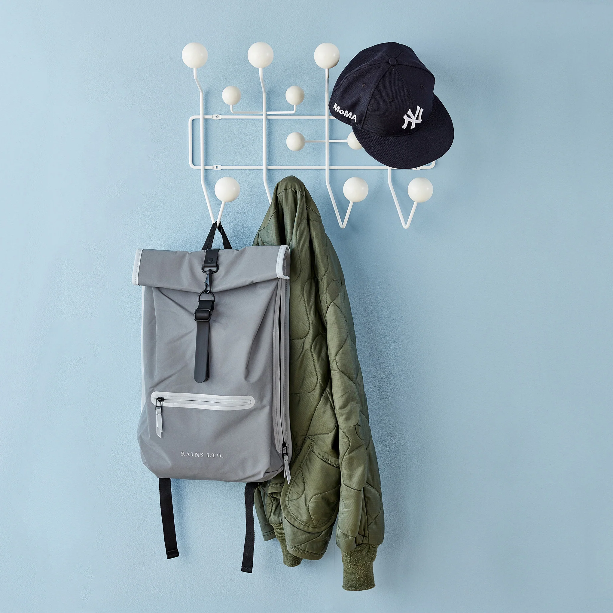 Eames® Hang-It-All Coat Rack from Herman Miller - Black/ Walnut - Image 4
