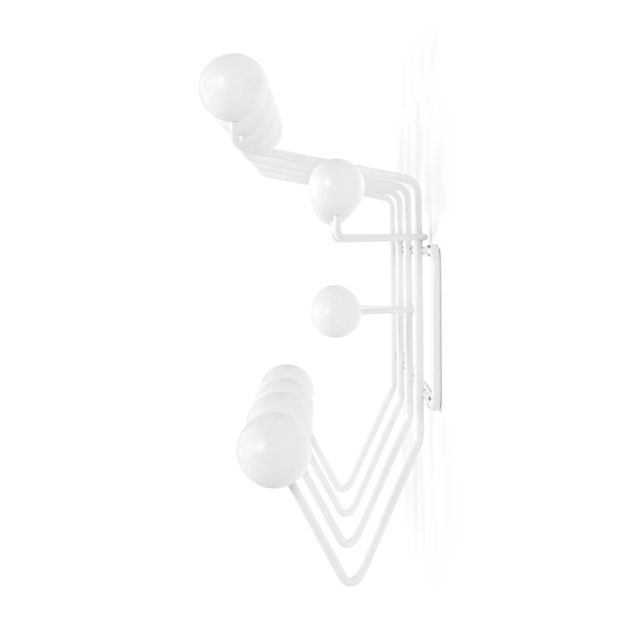Eames® Hang-It-All Coat Rack from Herman Miller - White/ White - Image 4