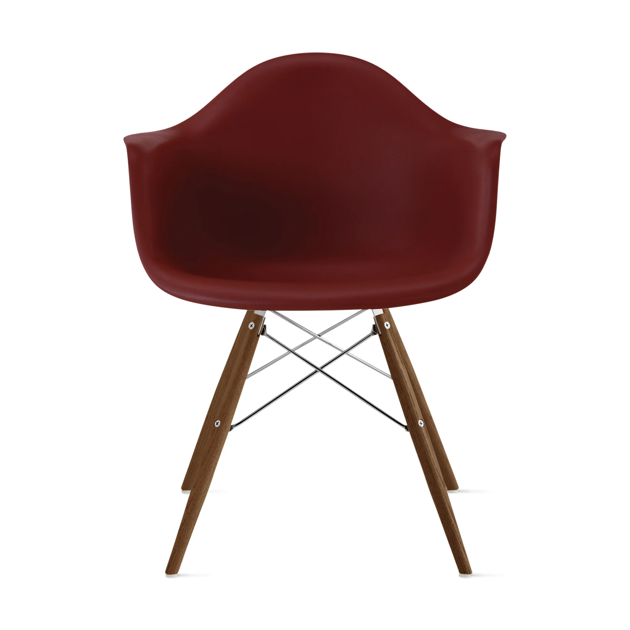 Eames® Molded Recycled Plastic Armchair from Herman Miller - Brick Red - Image 3