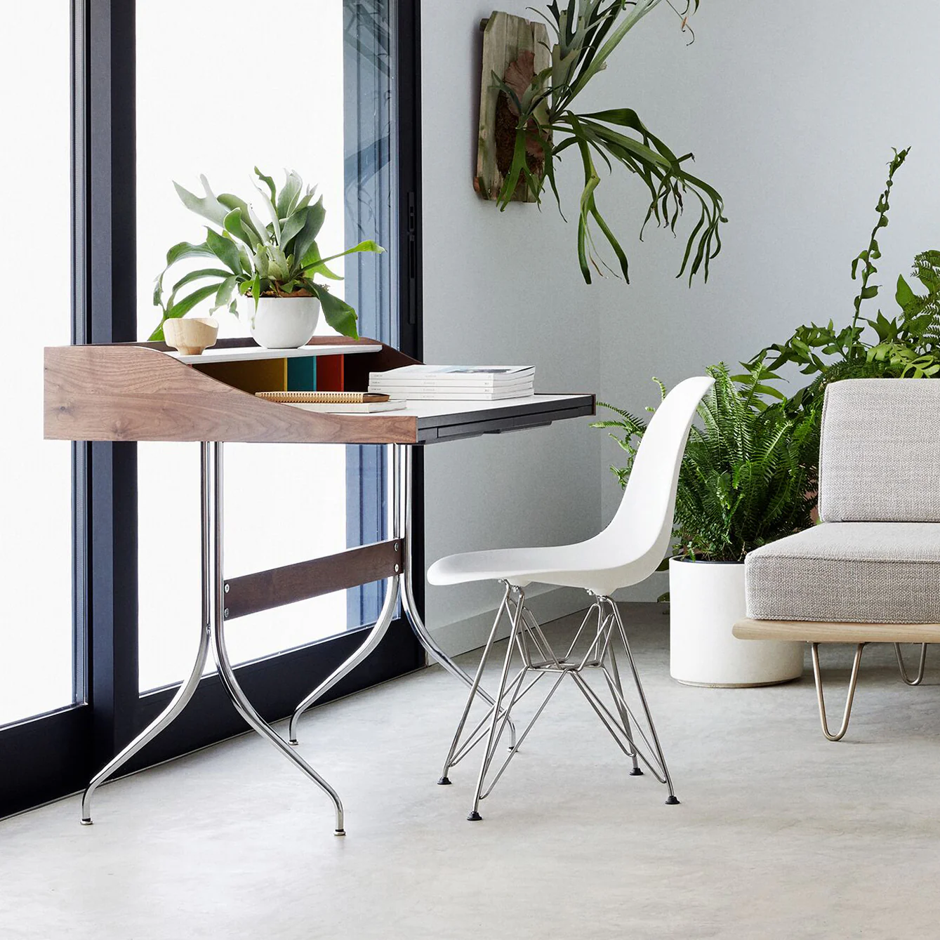 Eames® Molded Recycled Plastic Side Chair - White - Image 2