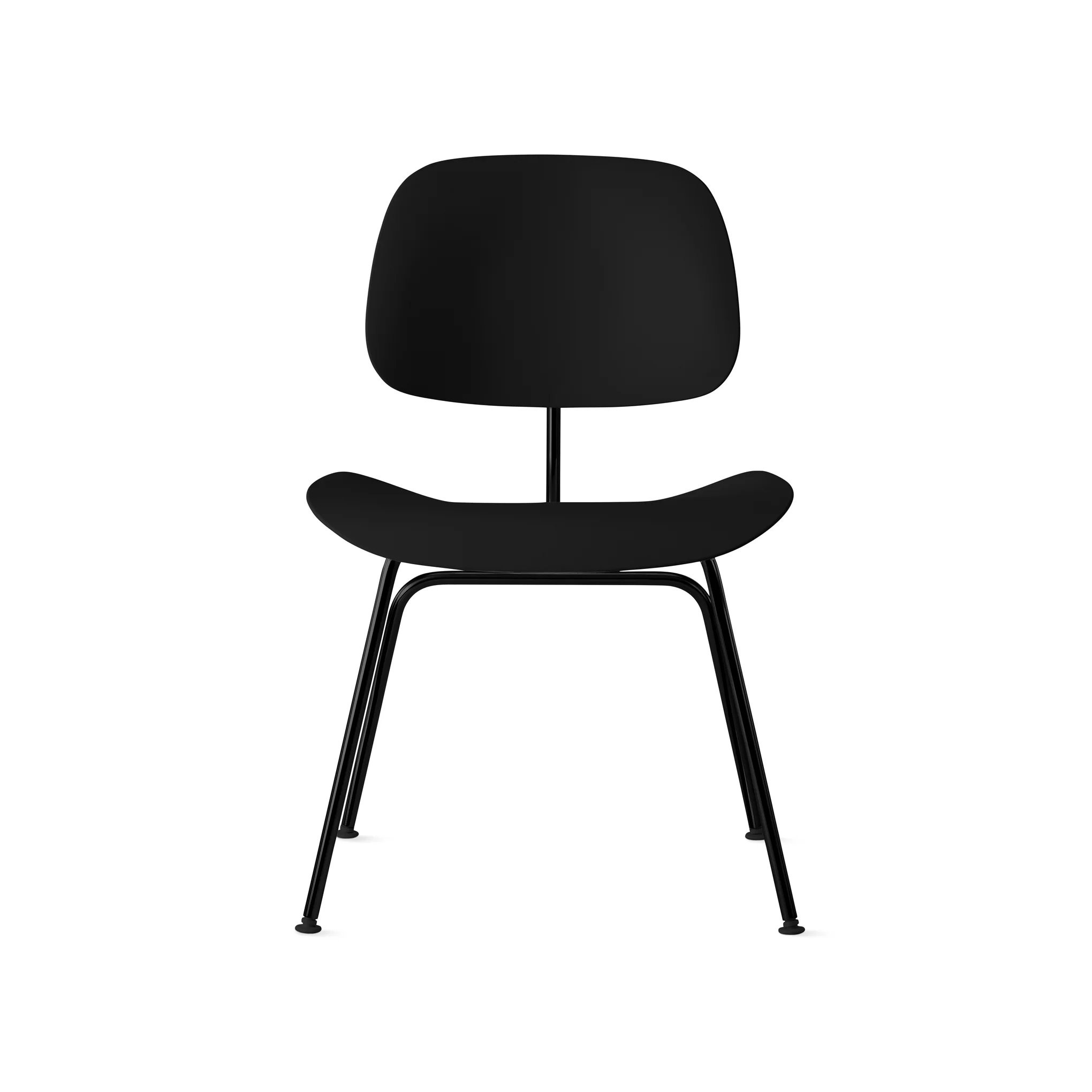 Eames EC-127 Molded Recycled Plastic Dining Chair from Herman Miller - Black/ Black - Image 3