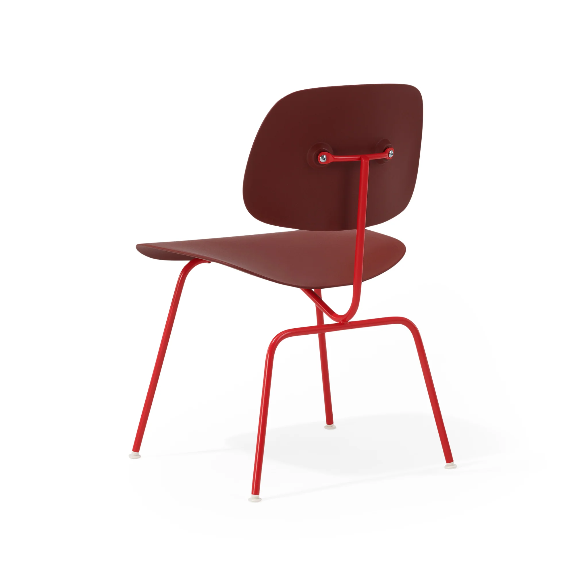 Eames EC-127 Molded Recycled Plastic Dining Chair from Herman Miller - Red/ Red - Image 5