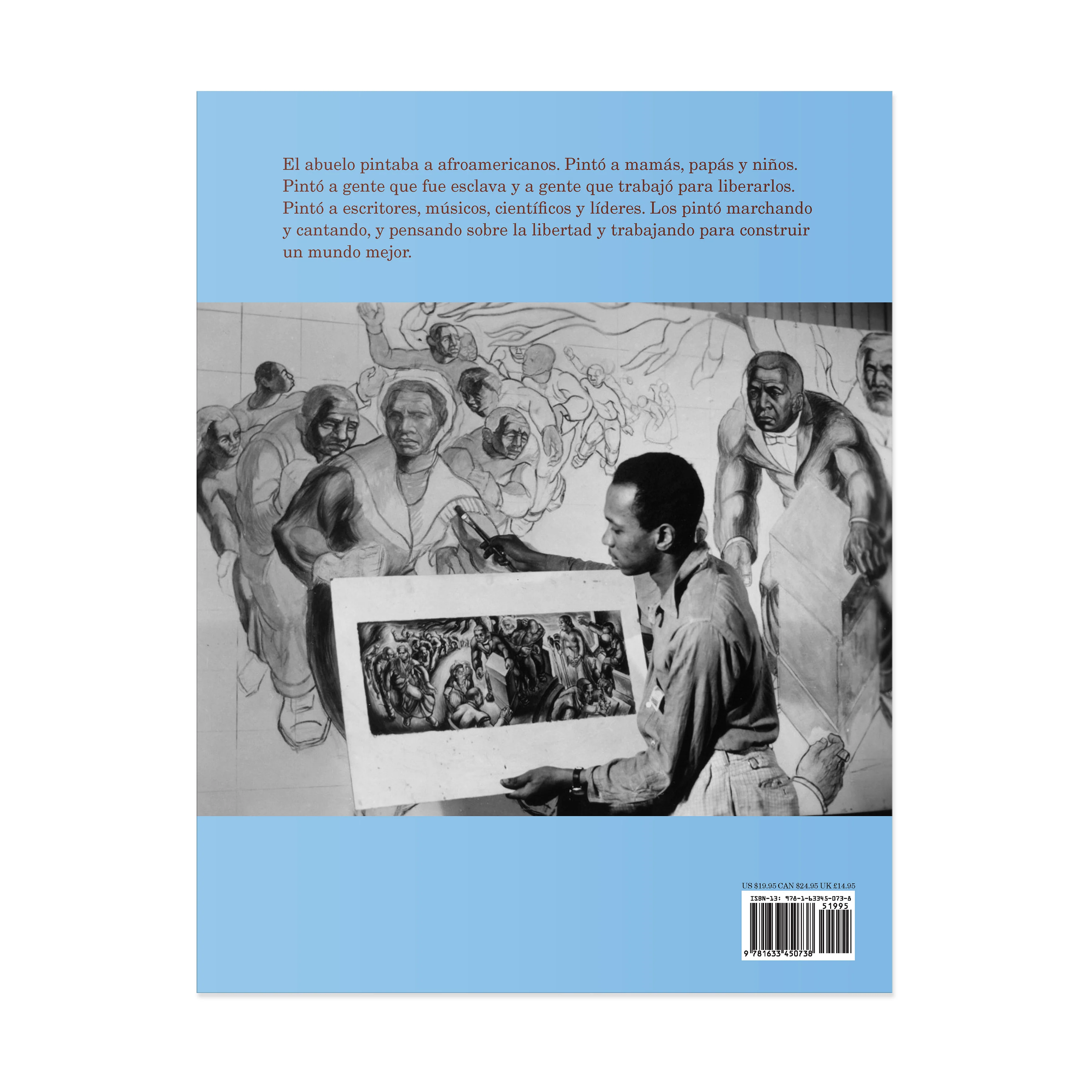 El abuelo y la biblioteca: Cómo Charles White aprendió a pintar - Hardcover - Image 2