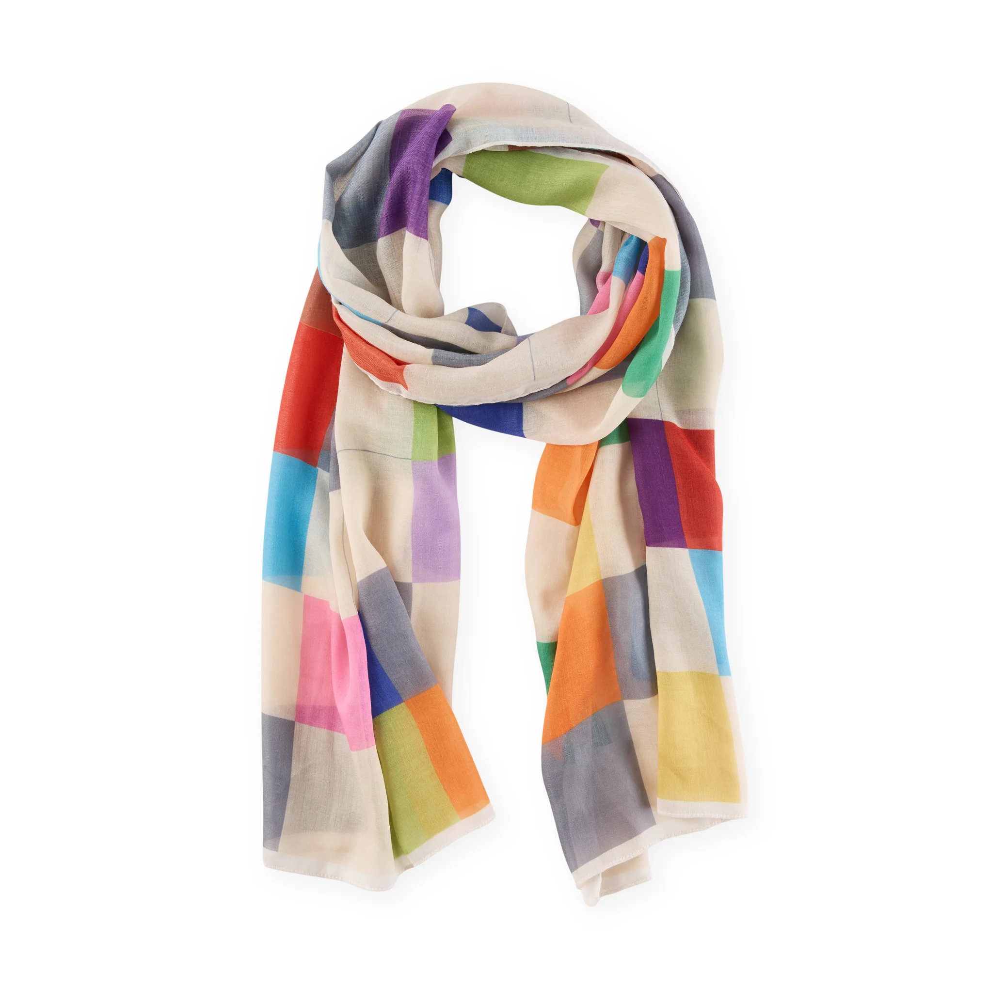 Ellsworth Kelly Hundred Panels Recycled Polyester Scarf