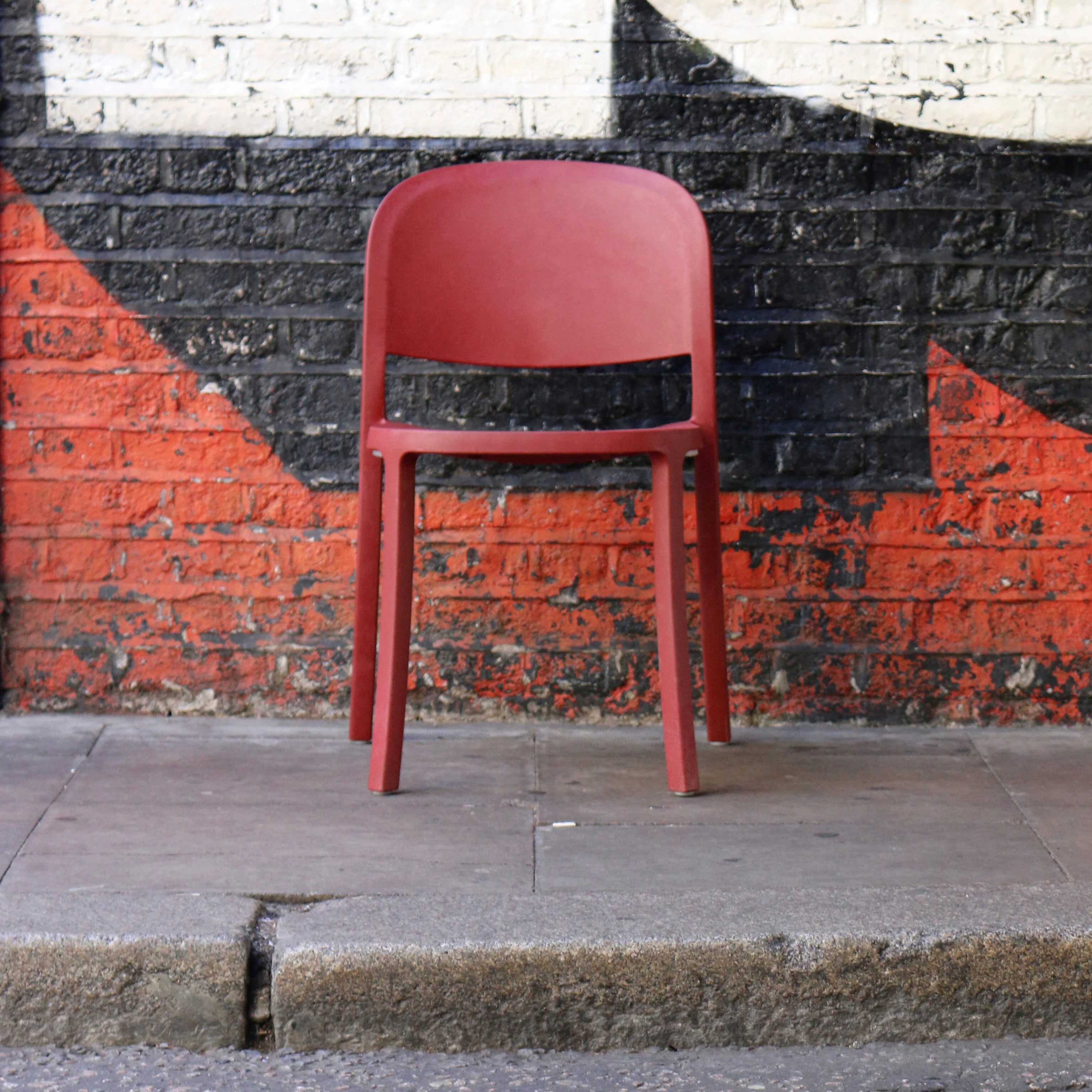 Emeco 1 Inch Reclaimed Stacking Chair - Bordeaux - Image 5