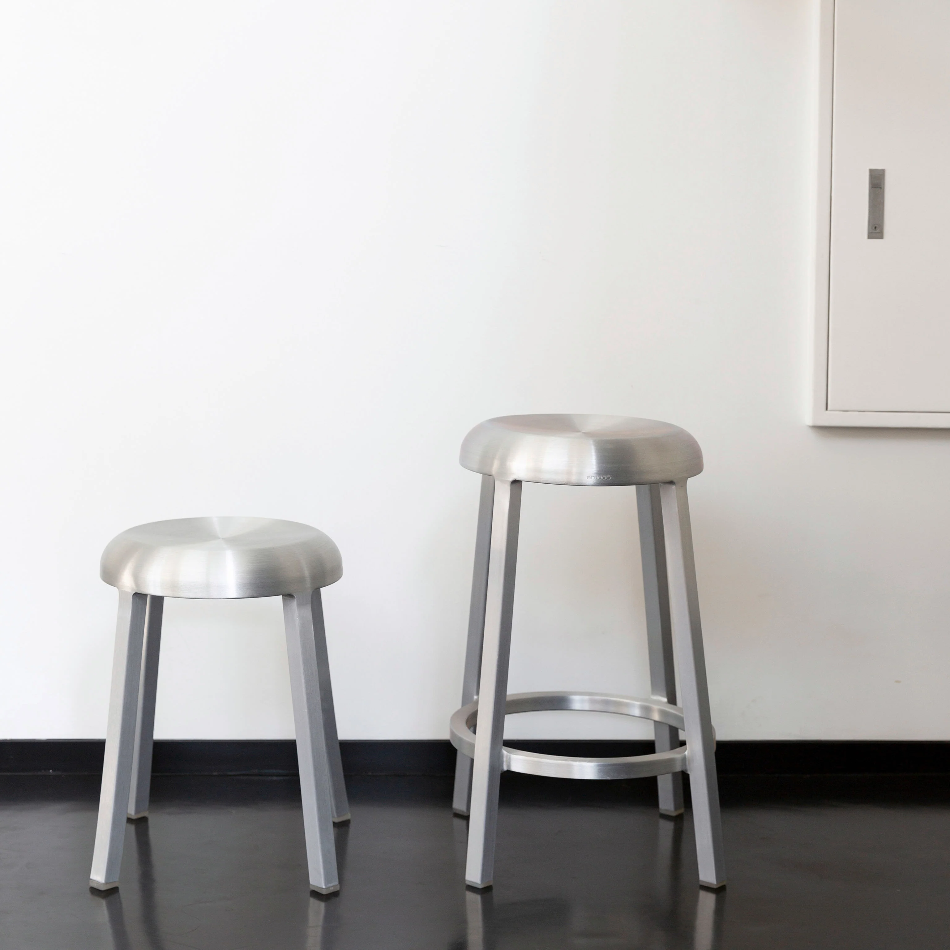 Emeco Za Stool - White Gray - Image 3