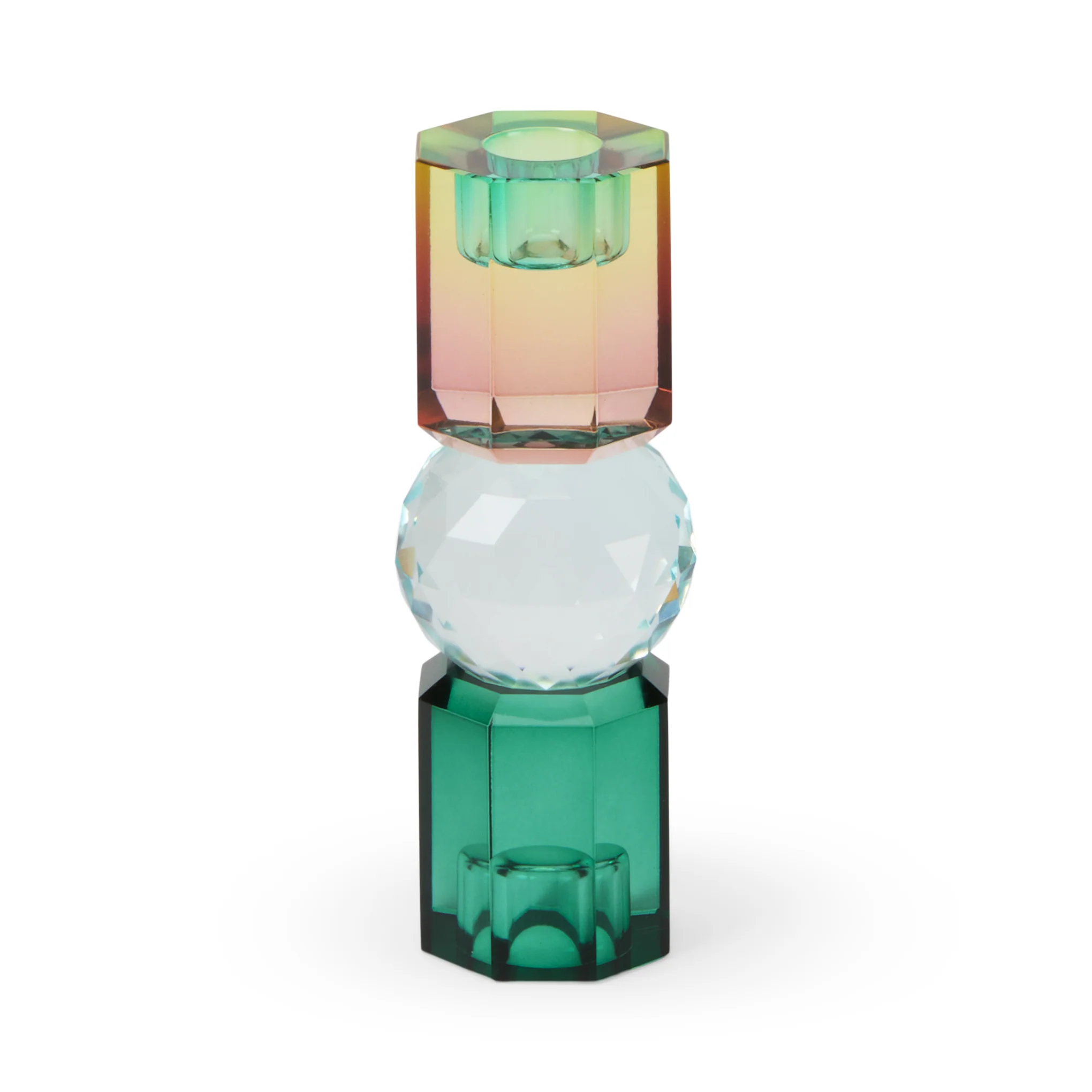 Faceted Crystal Candle Holder - Multi - Image 9