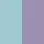Faceted Octagon Crystal Candleholder - Blue/ Lilac - Image 6