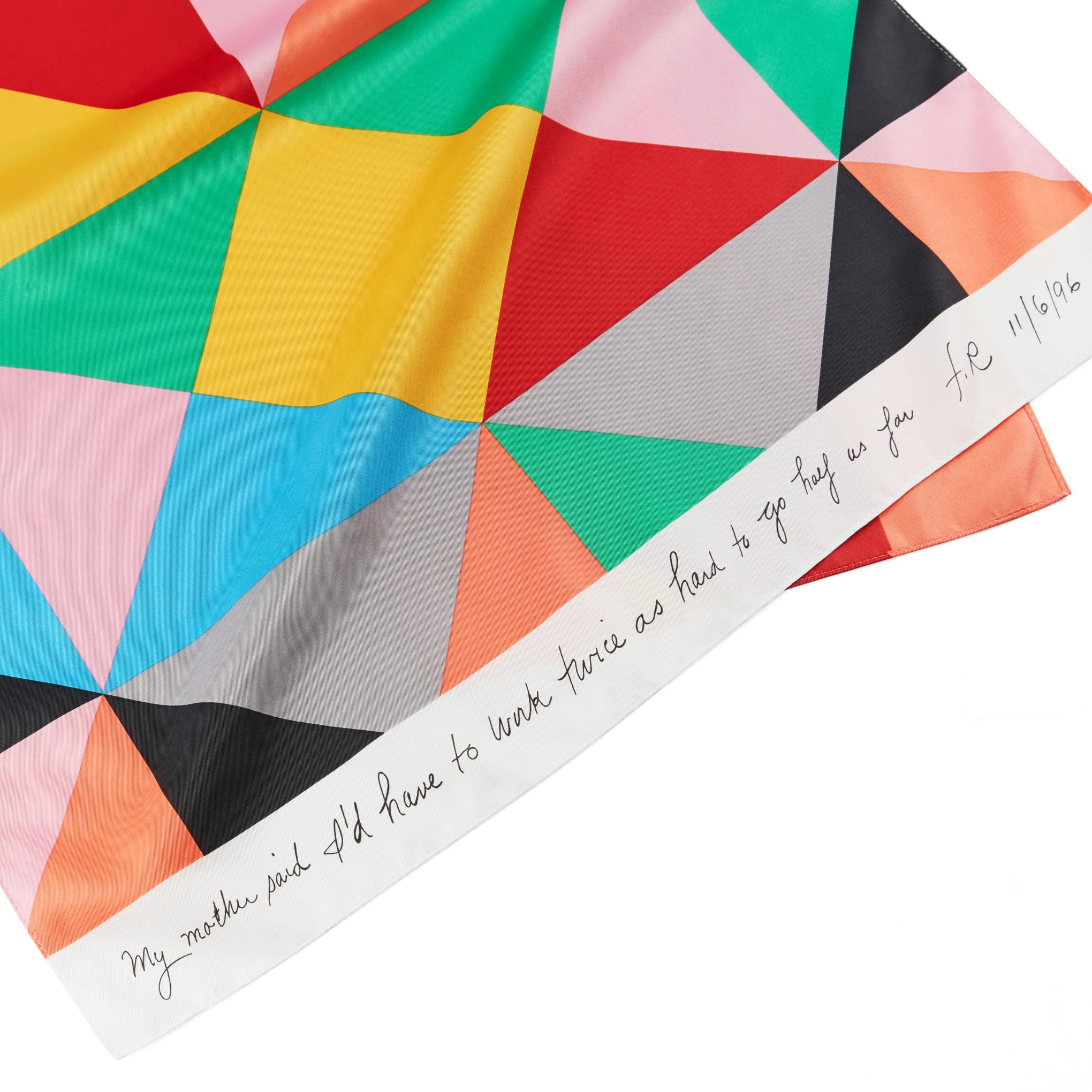 Faith Ringgold Recycled Polyester Scarf - Image 3