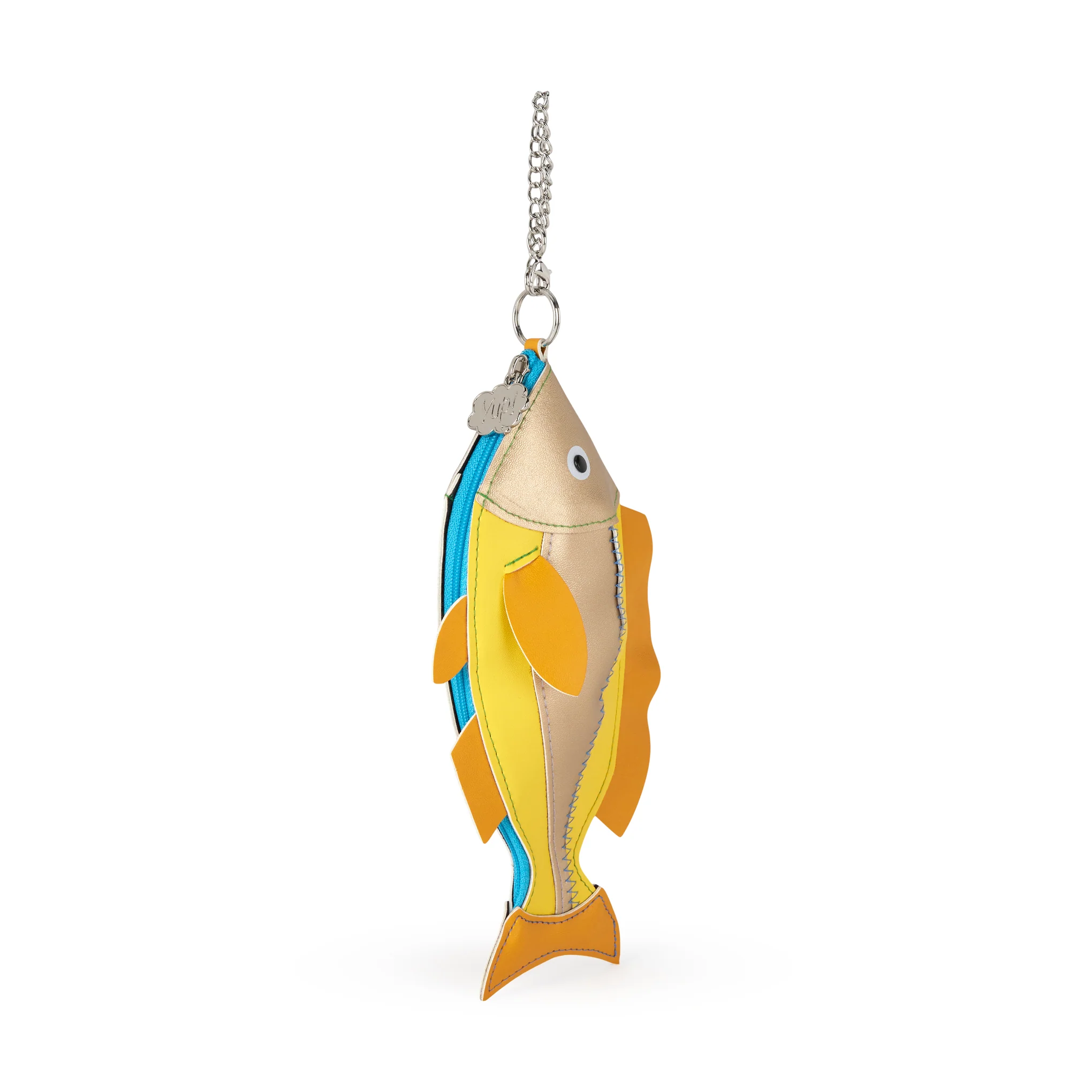 Fish Zip Pouch - Yellow - Image 3