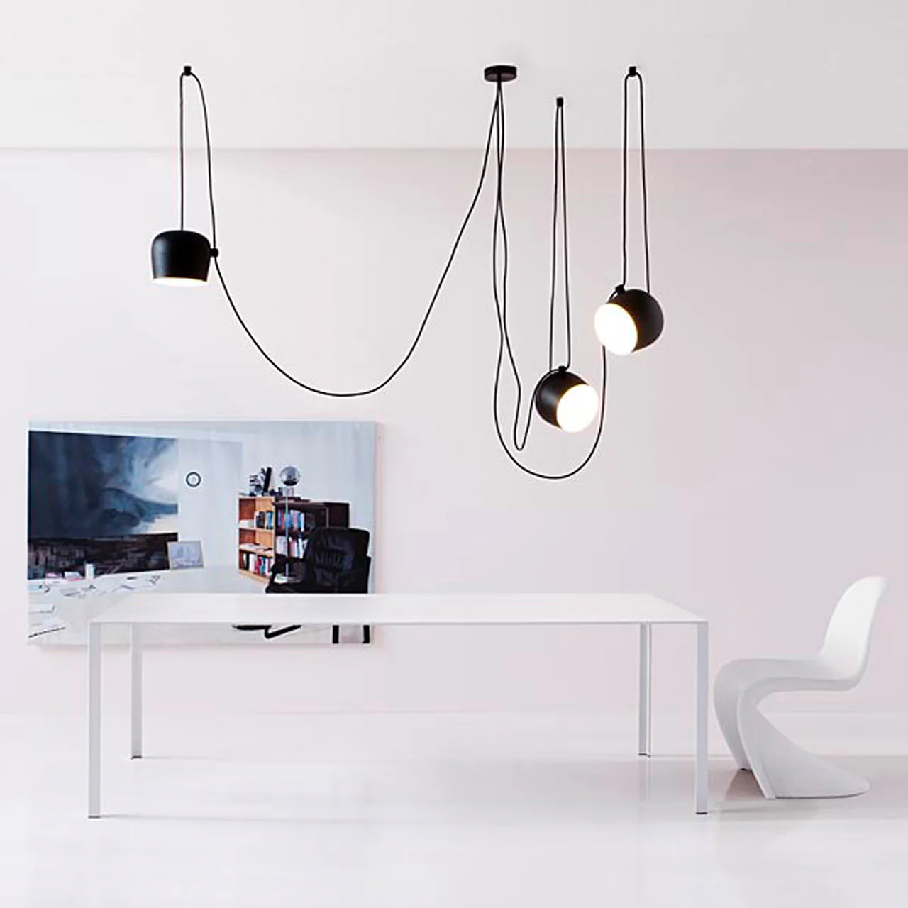 Flos AIM Pendant Light, Set of 3 - Black - Image 3