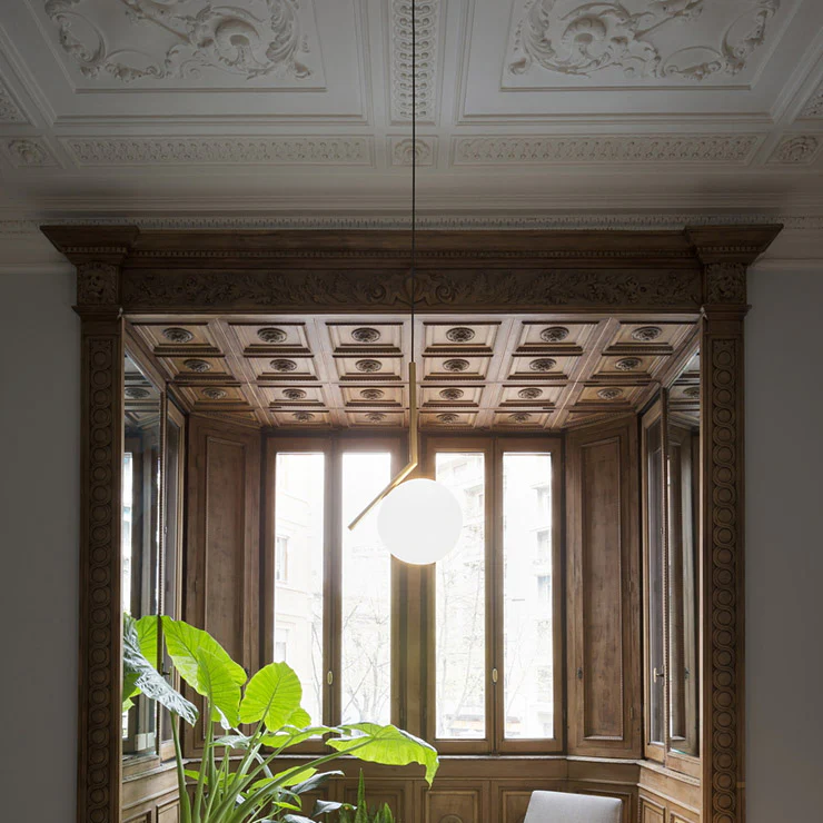 Flos IC Pendant Light S1, Brass - Image 4