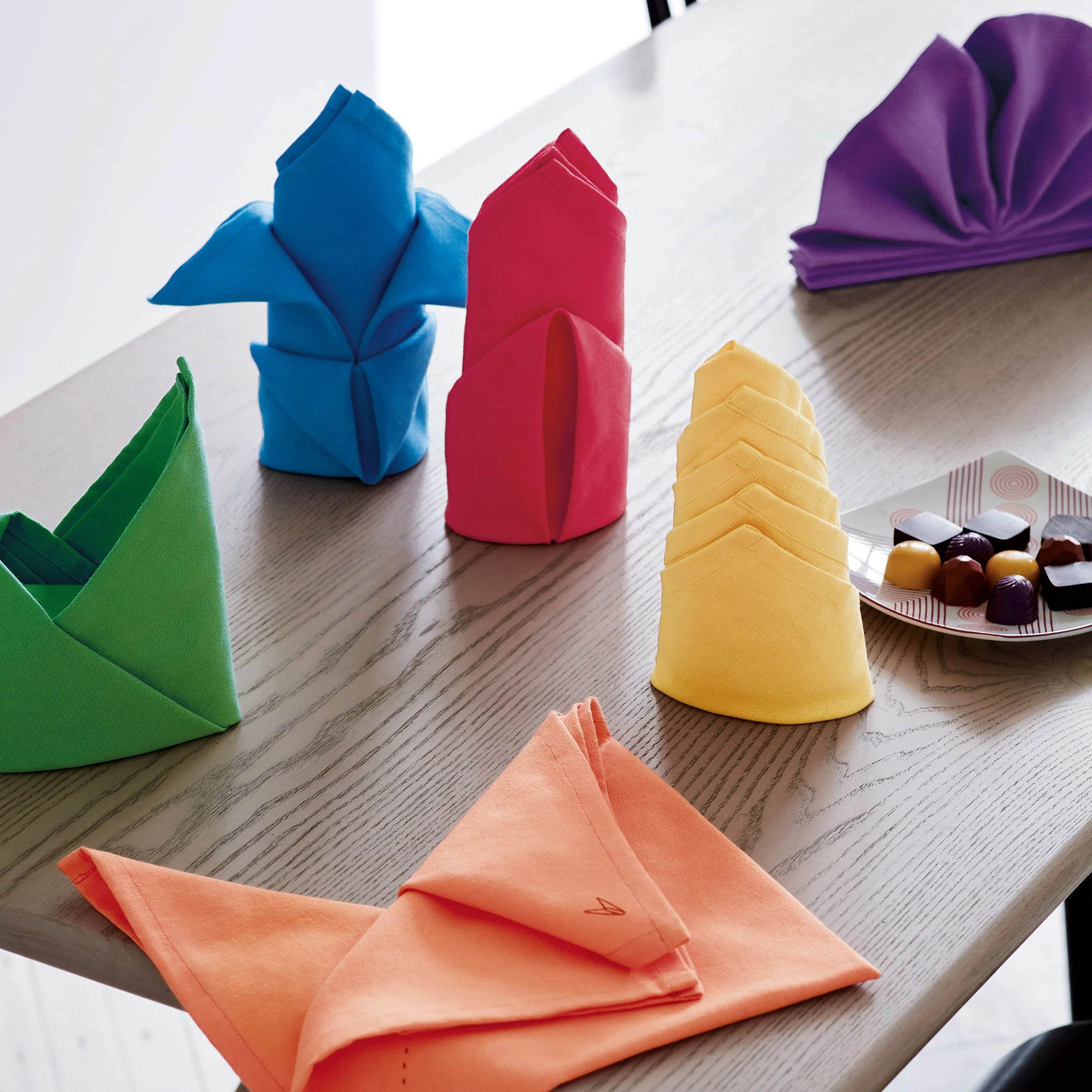 Fold-by-Number Cloth Napkins - Set of 6 - Image 4