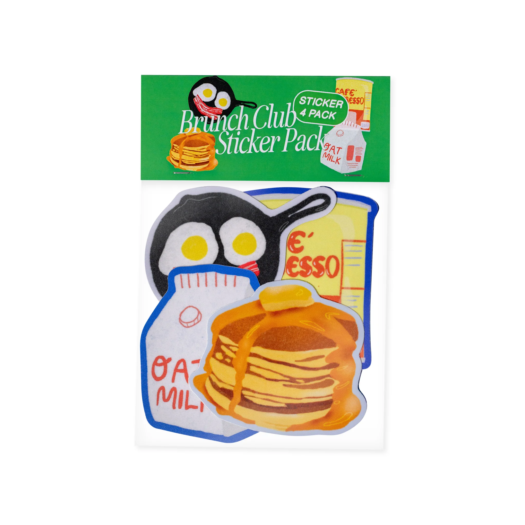 Food Sticker Pack - Set of 4 - Brunch - Image 2