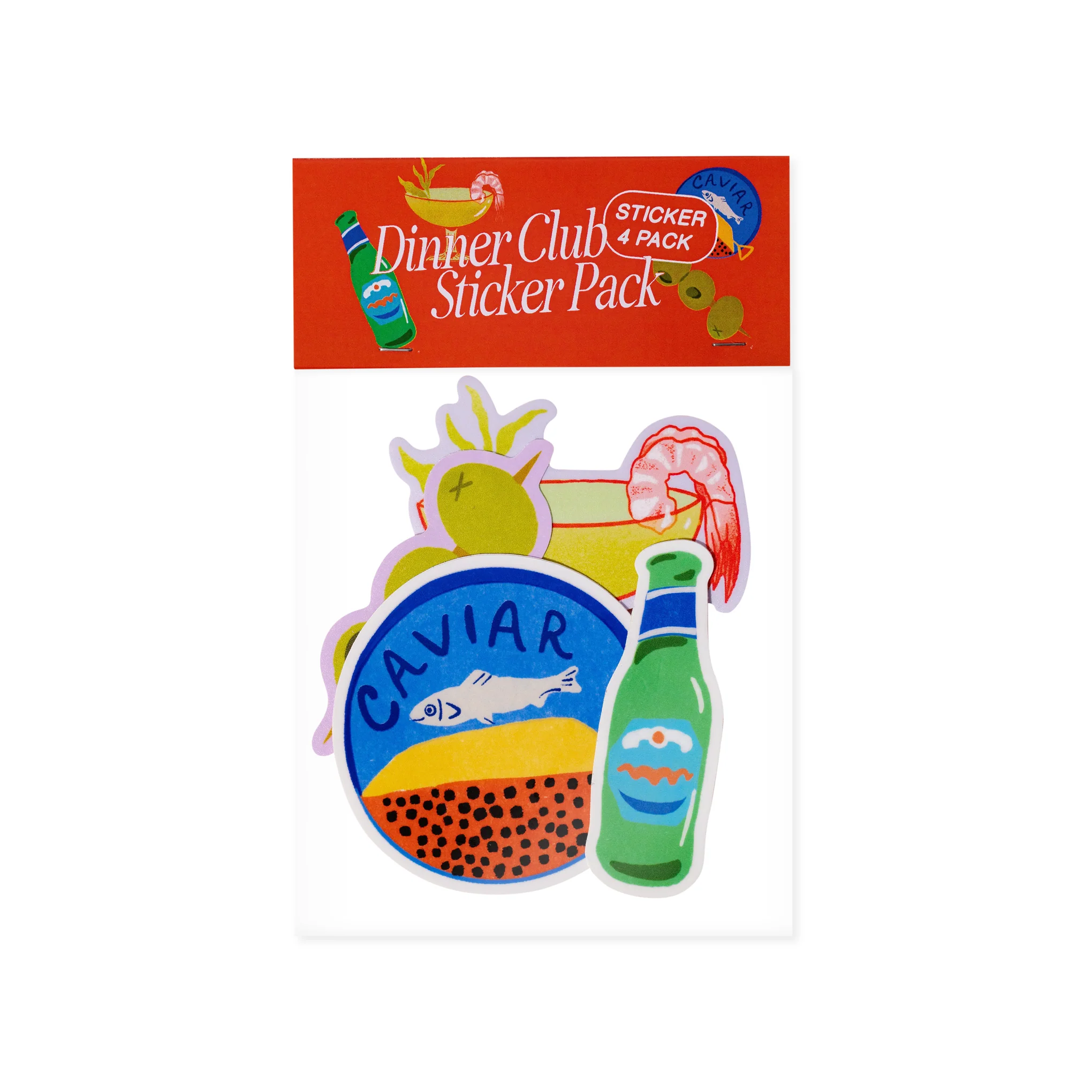 Food Sticker Pack - Set of 4 - Dinner - Image 2