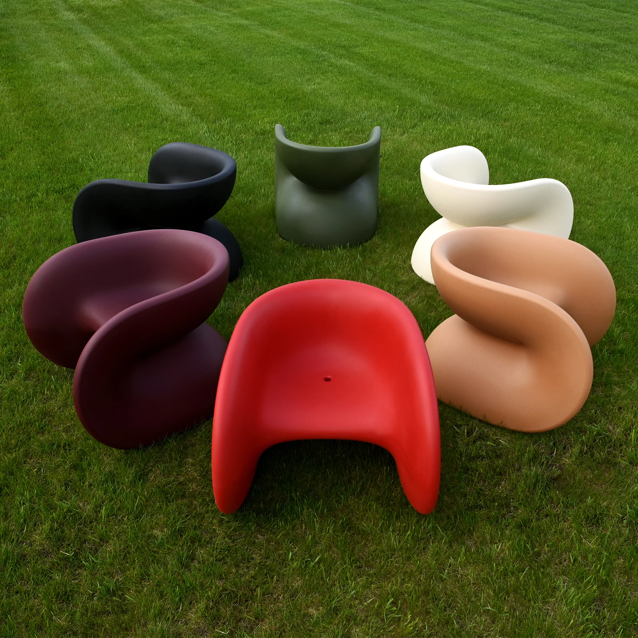 Fortune Chair™ from Heller - Dark Cherry - Image 3