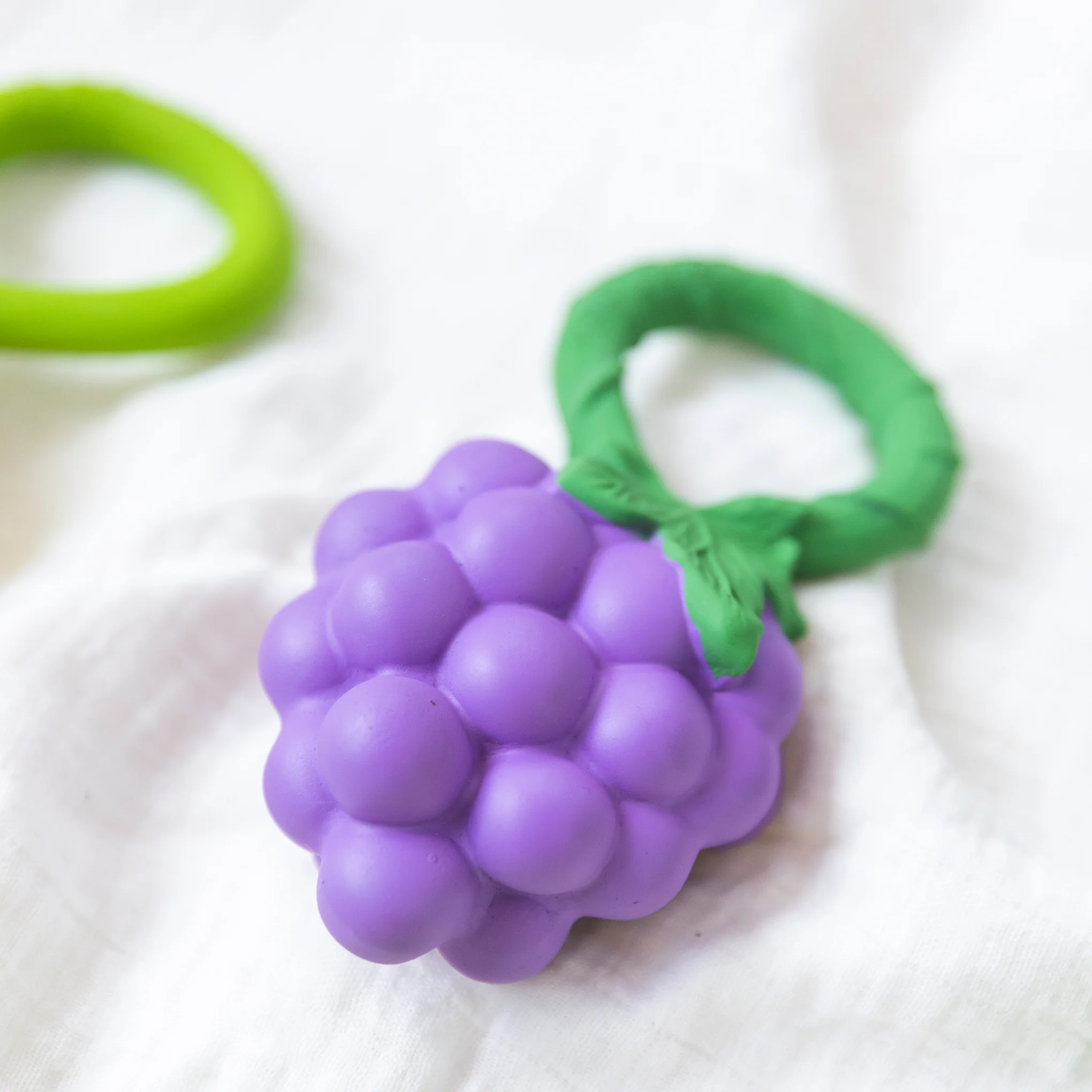 Fruit & Veggie Rattle Toy - Grapes - Image 3