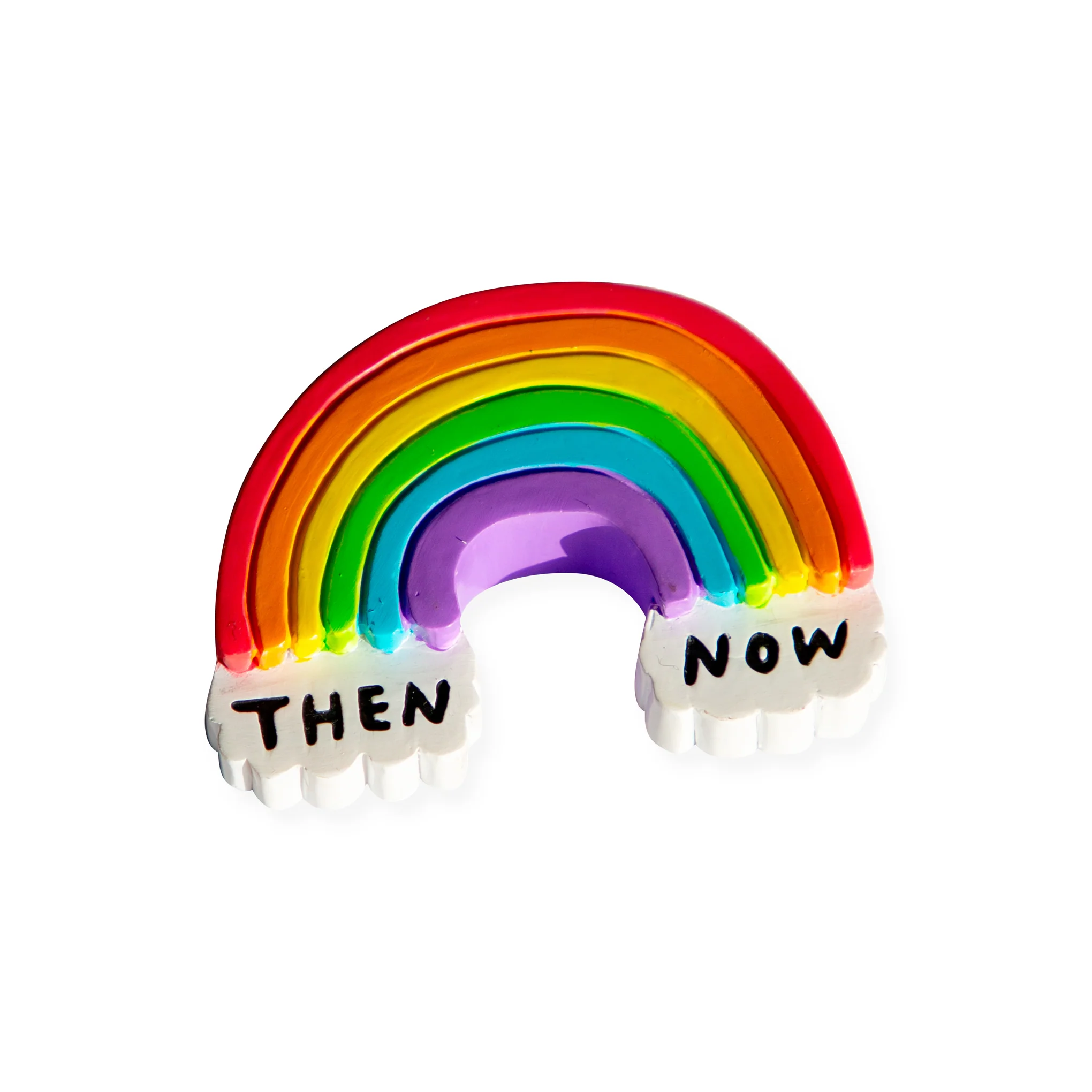 Fun Phrase Magnet - Then Now