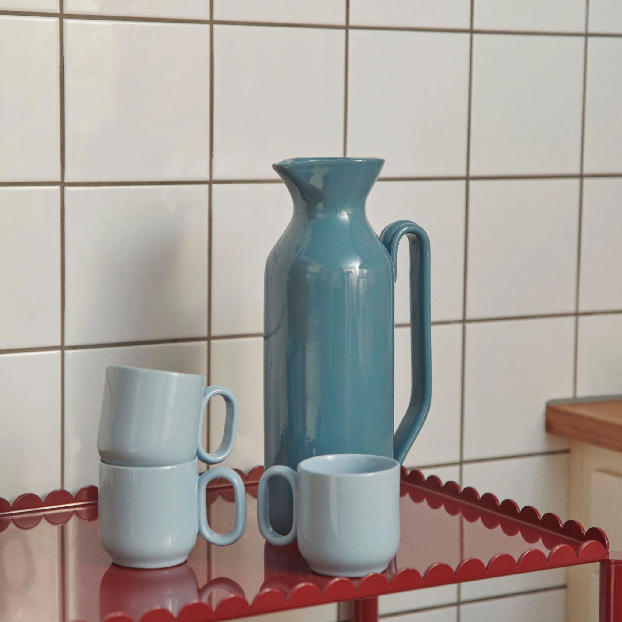 HAY Barro Mug - Set of 2 - Light Blue - Image 3