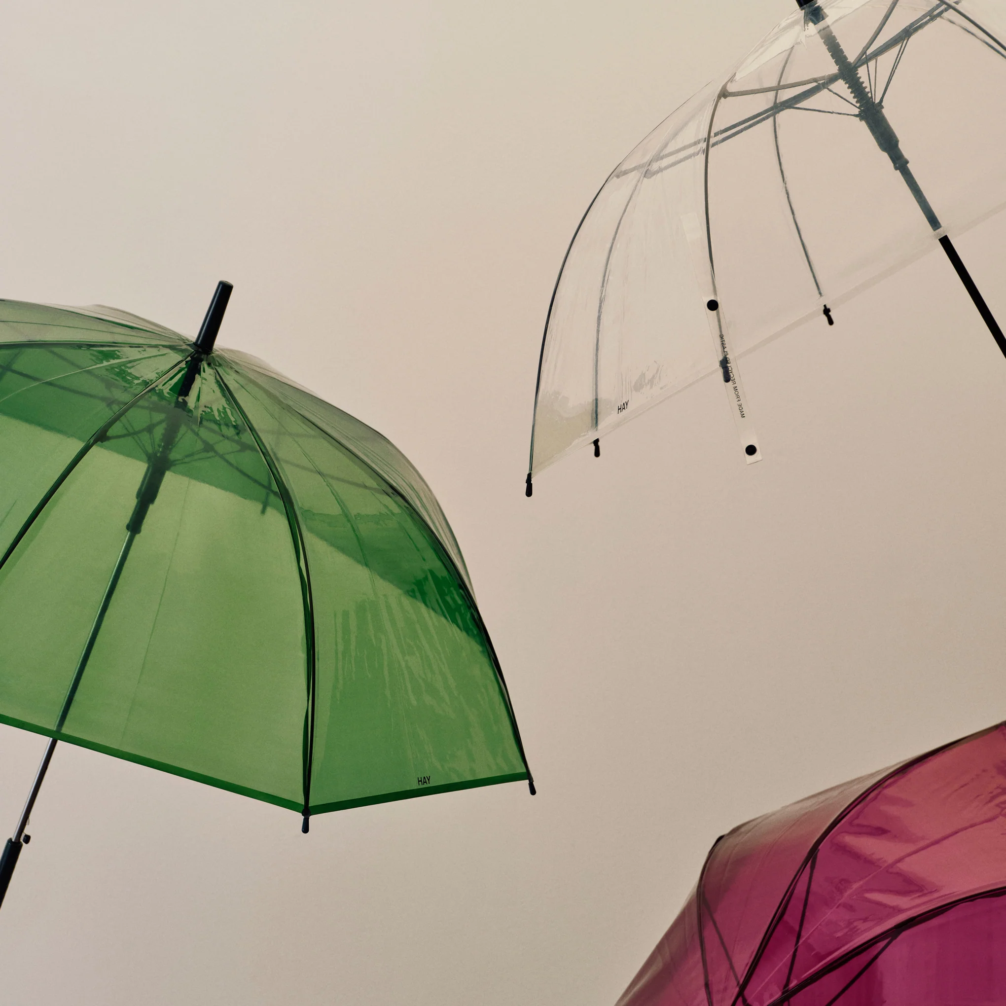 HAY Canopy Stick Recycled Plastic Umbrella - Green - Image 5