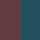 HAY Dog Bed in Recycled Polyester - Burgundy/ Green - Image 7