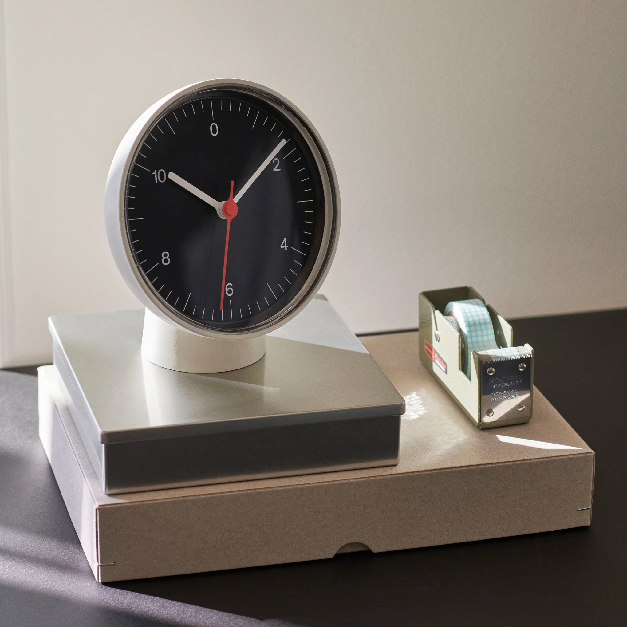 HAY Jasper Morrison Table Clock - Black - Image 2