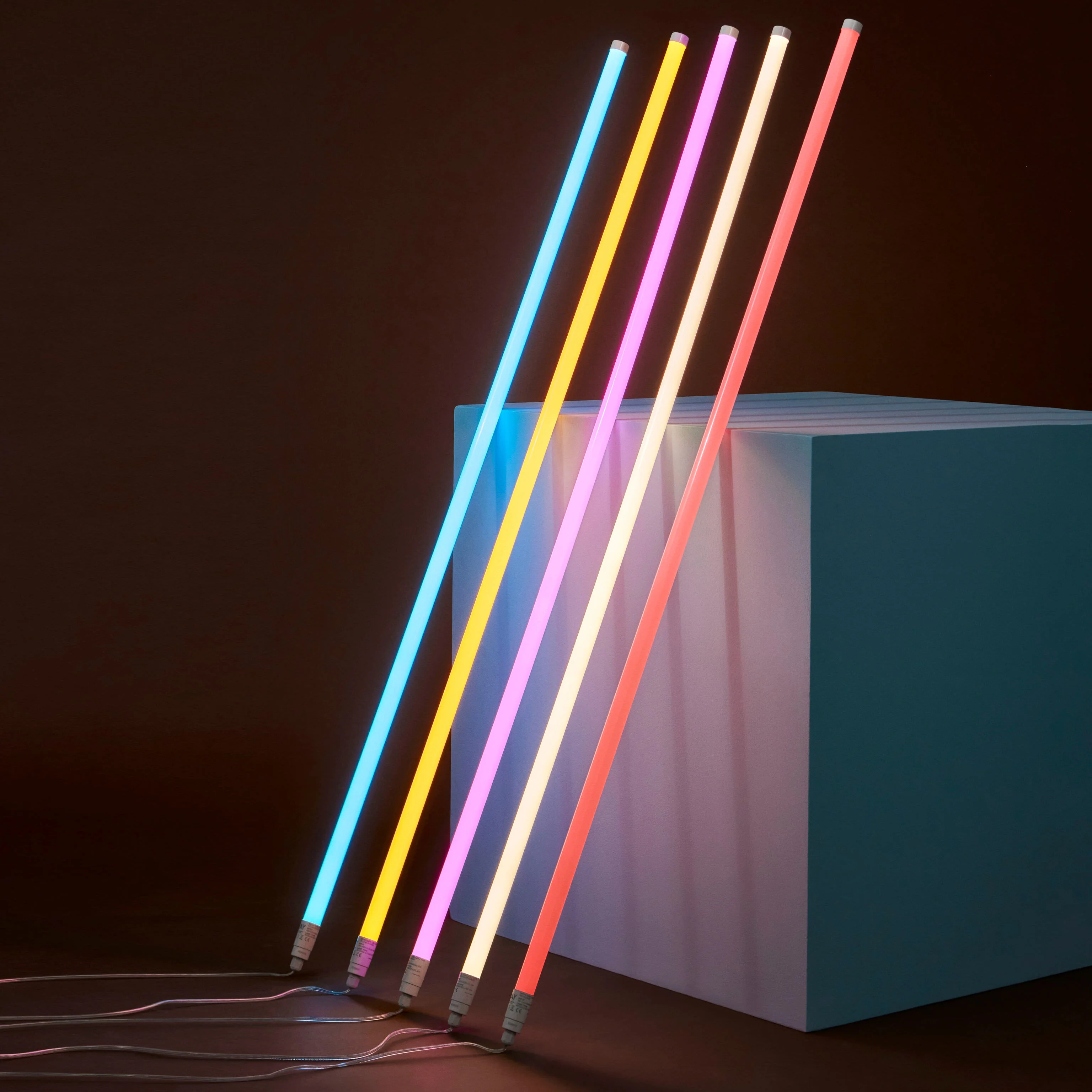 HAY Neon LED Tube Light - Ice Blue - Image 4