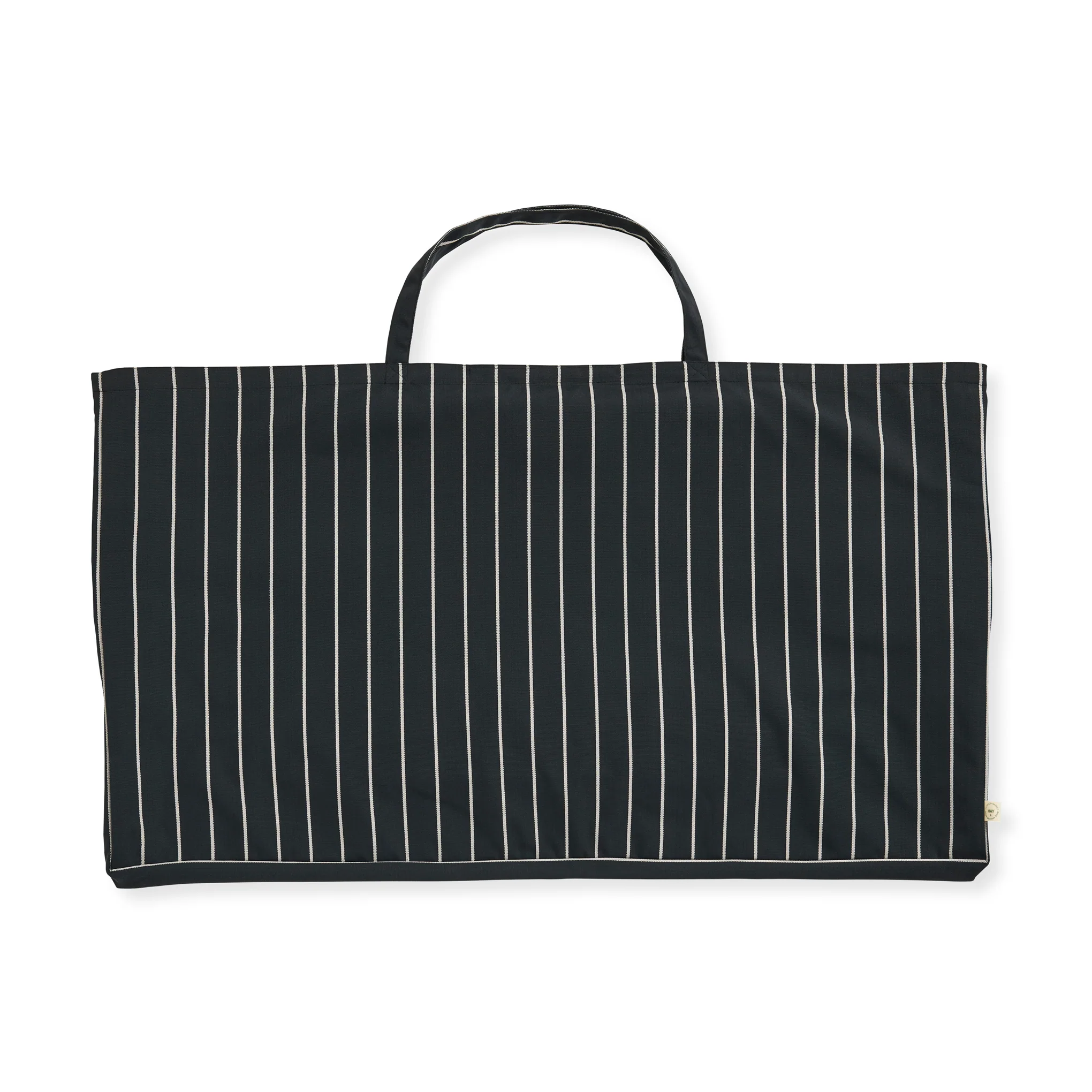 HAY Outdoor Market by Jasper Morrison Shop Folding Sofa - Black/ Beige - Image 6