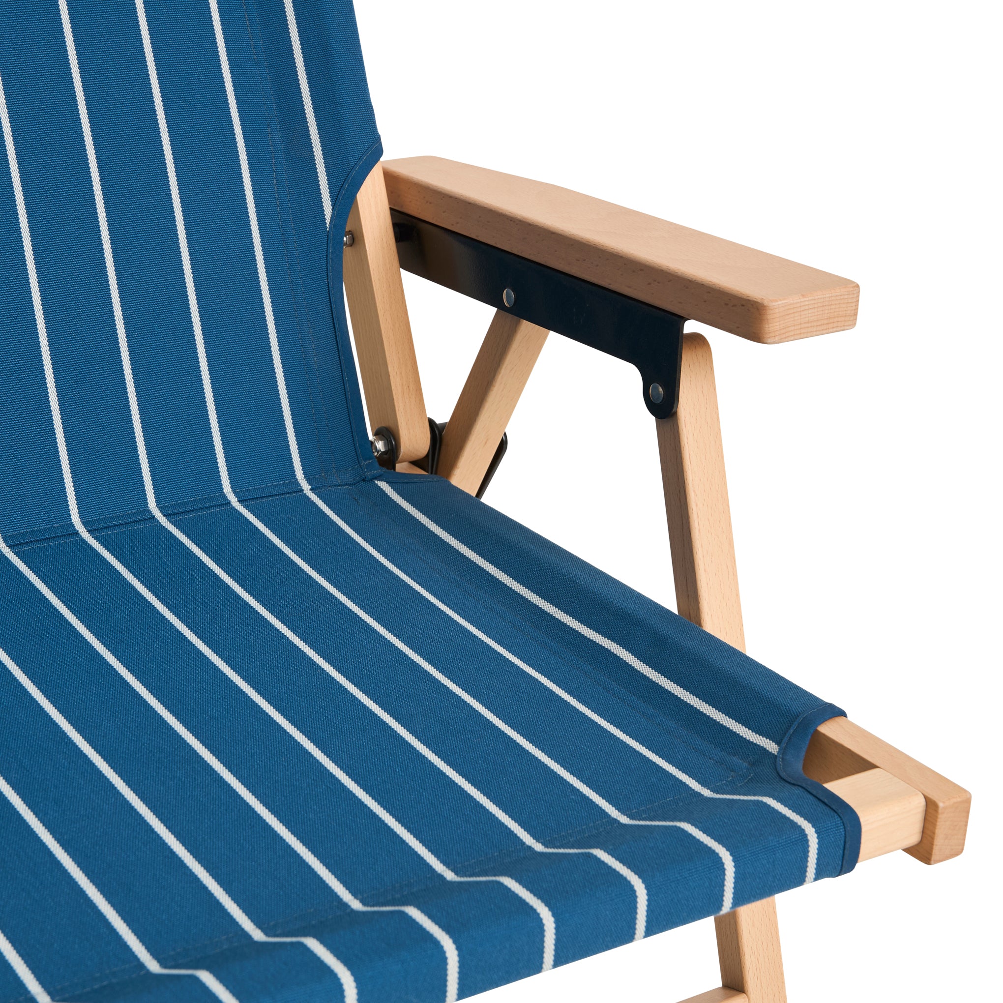 HAY Outdoor Market by Jasper Morrison Shop Folding Sofa - Blue/ Beige - Image 4