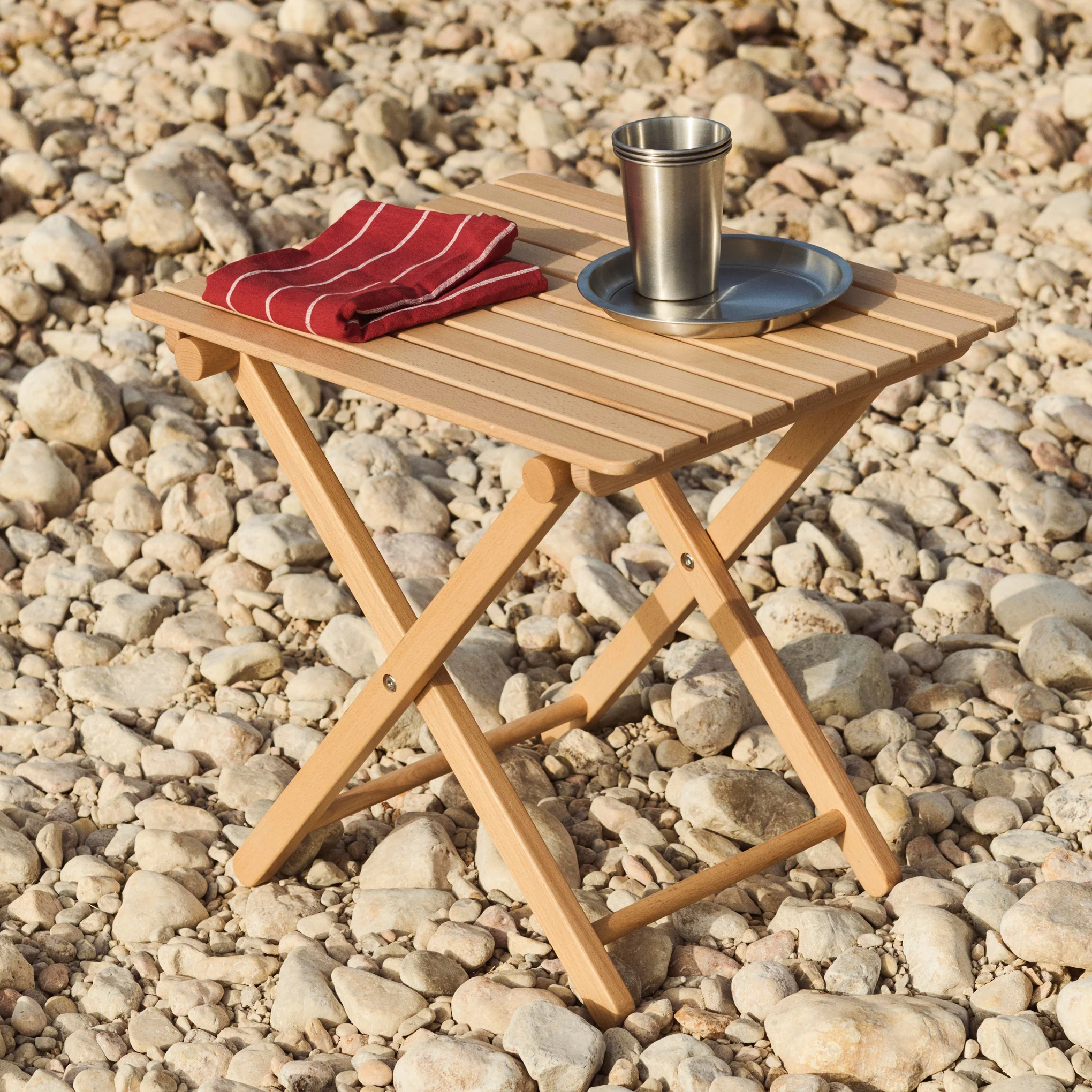 HAY Outdoor Market by Jasper Morrison Shop Folding Table - Small - Image 2