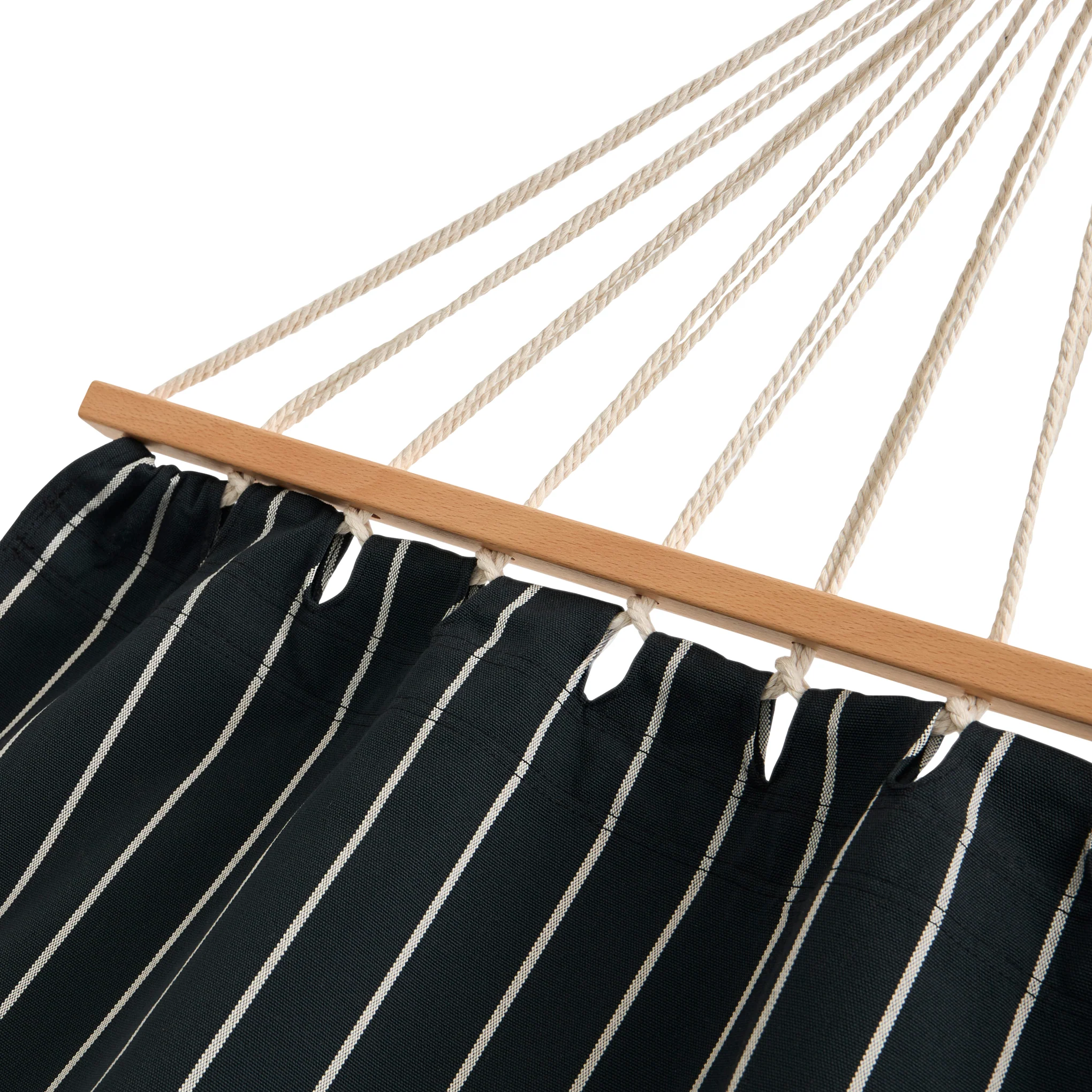 HAY Outdoor Market by Jasper Morrison Shop Hammock - Black/ Beige - Image 4