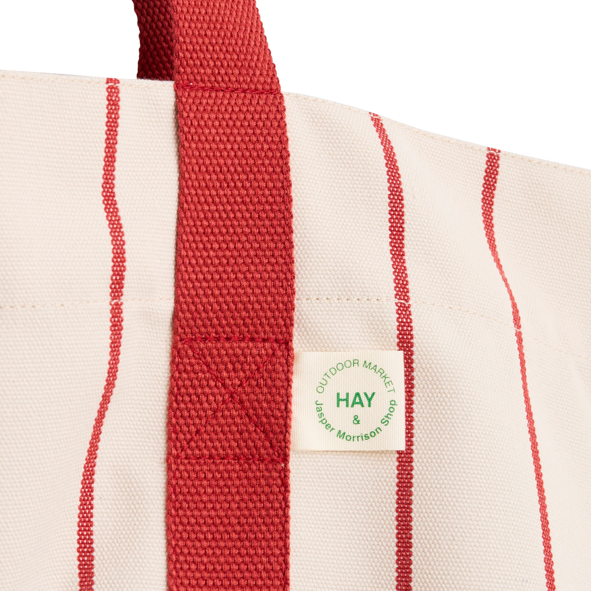 HAY Outdoor Market by Jasper Morrison Shop Picnic Bag - Beige/ Red - Image 2