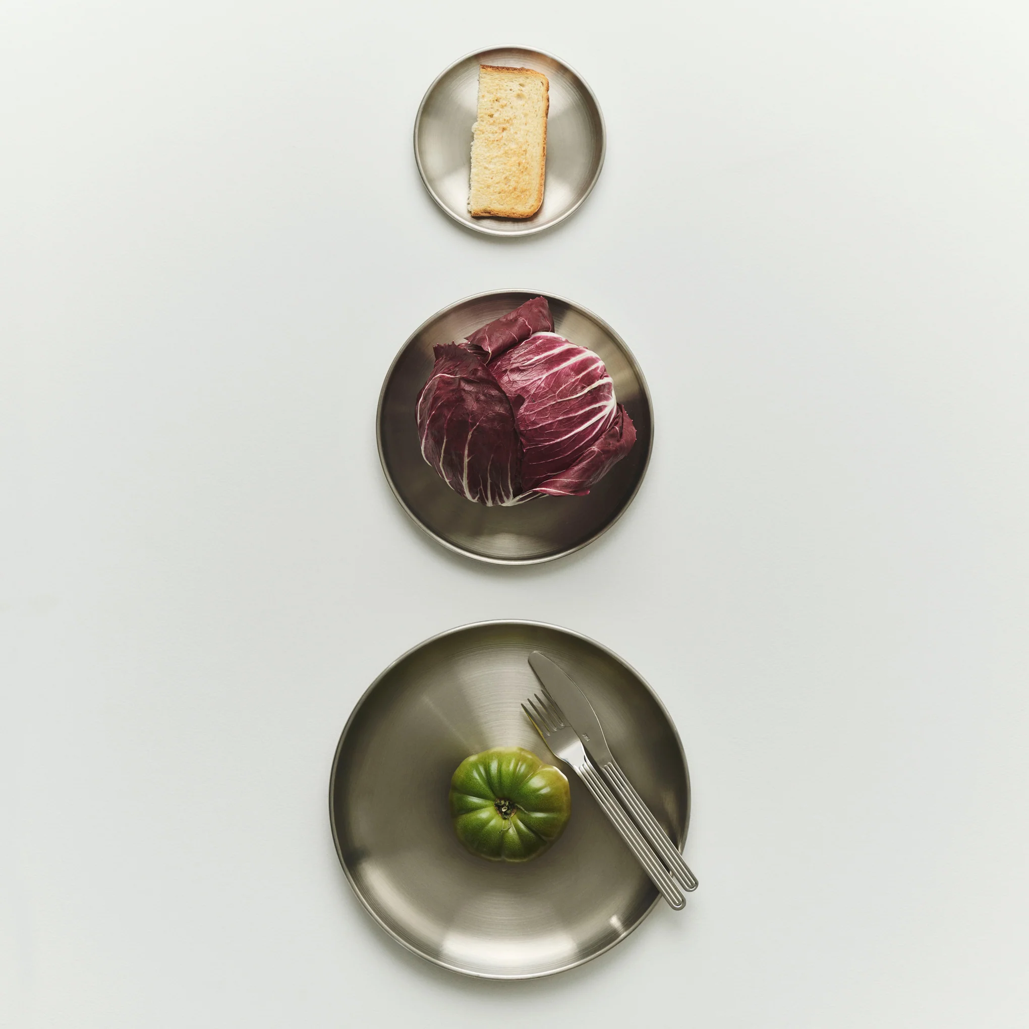 HAY Outdoor Market by Jasper Morrison Shop Steel Plates - Set of 2 - Small - Image 5