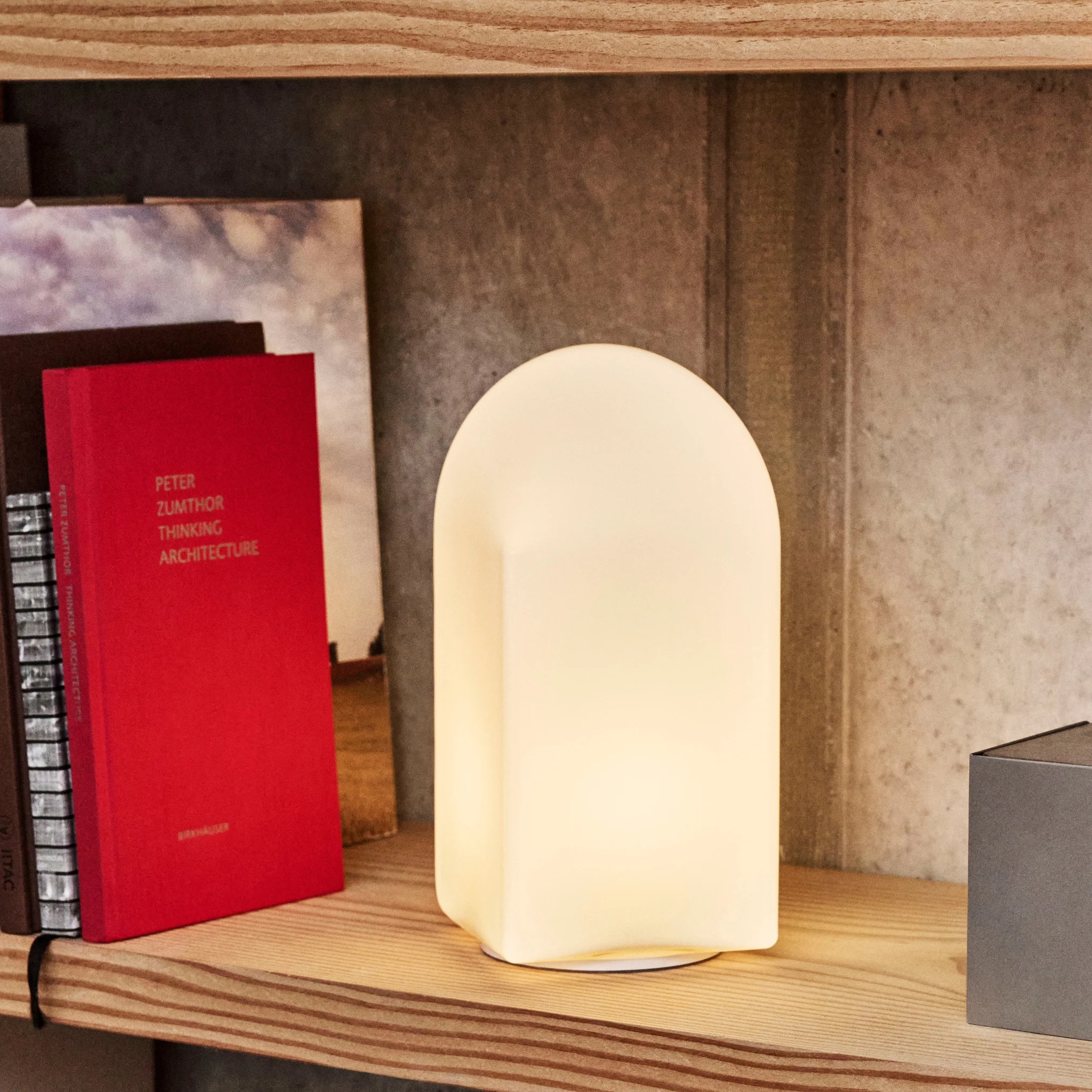 HAY Parade Portable Glass Lamp - White - Image 2