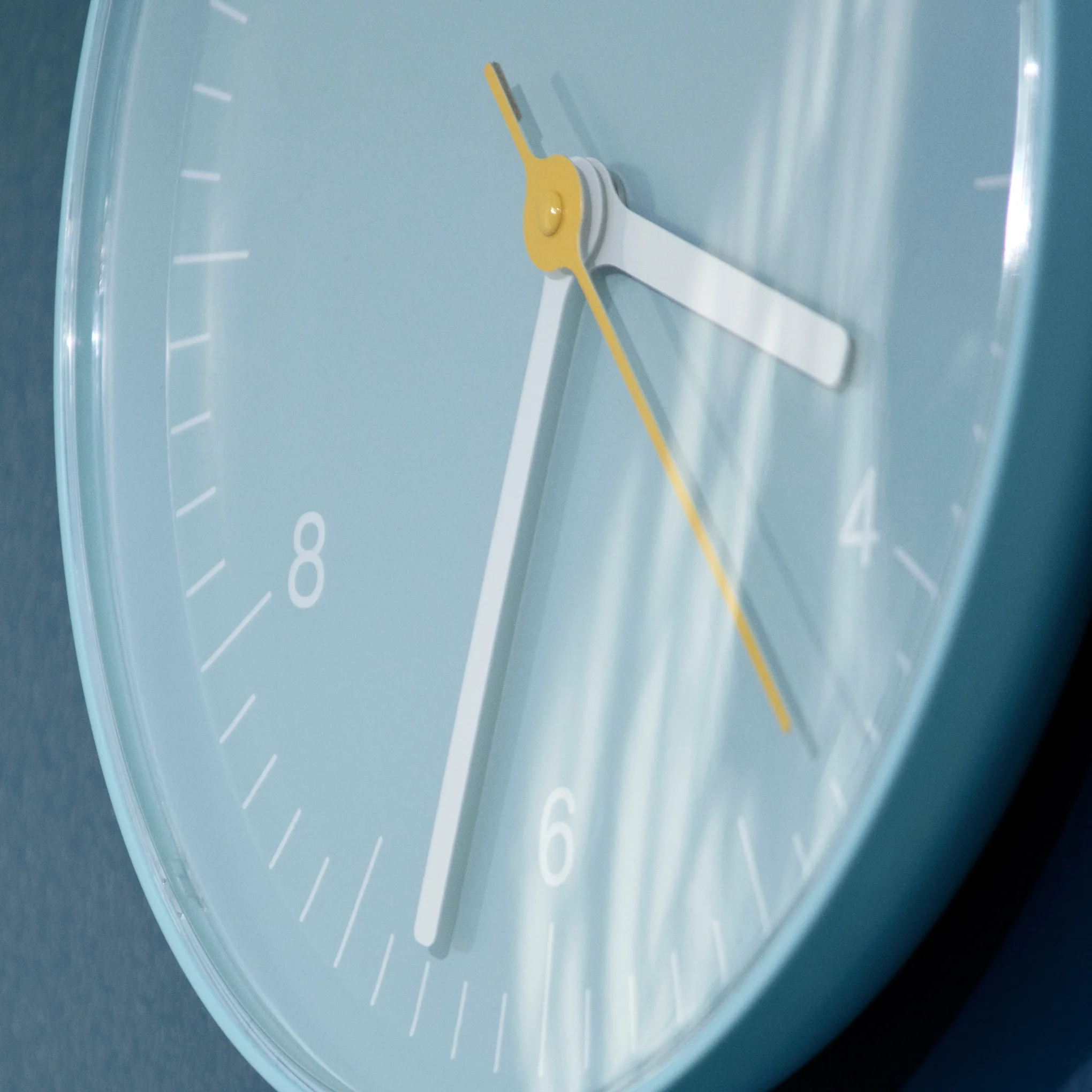 HAY Recycled Plastic Wall Clock - Dark Green - Image 3