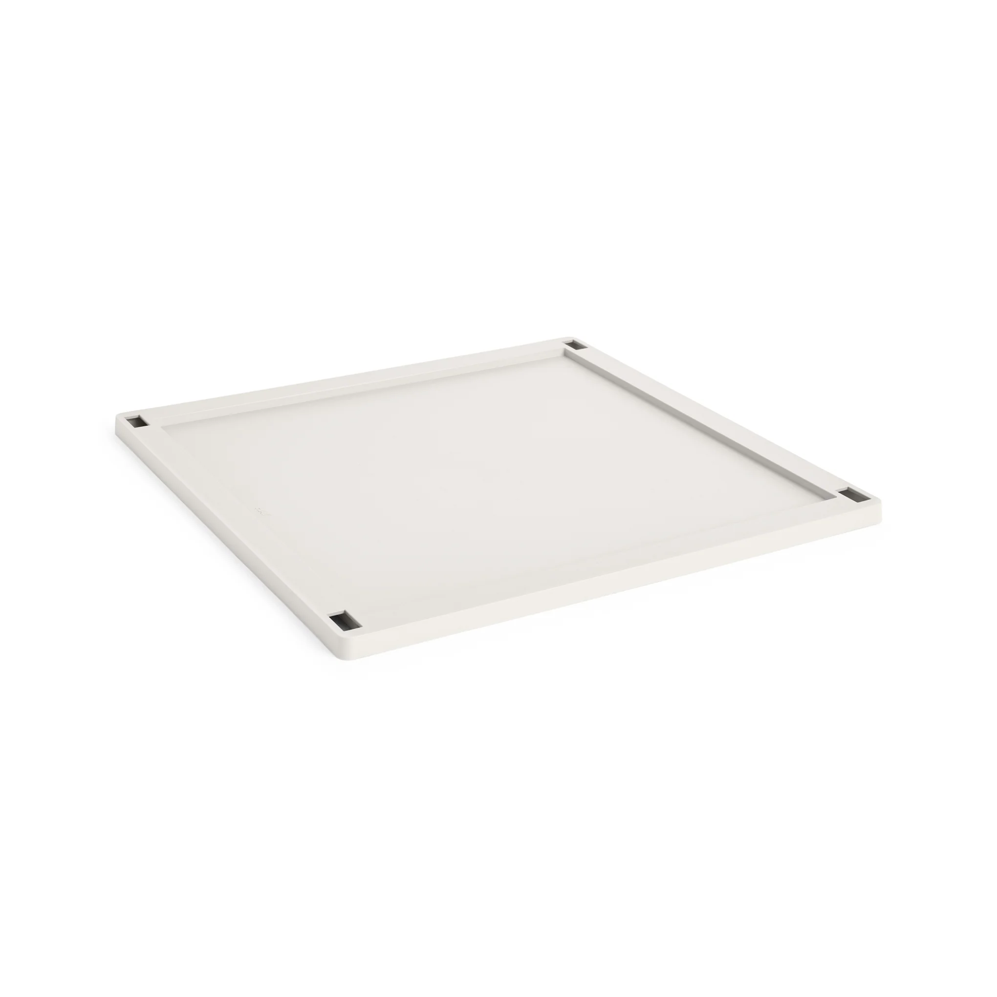 HAY Recycled Storage Bin Collapsible Plastic Lid - Off White