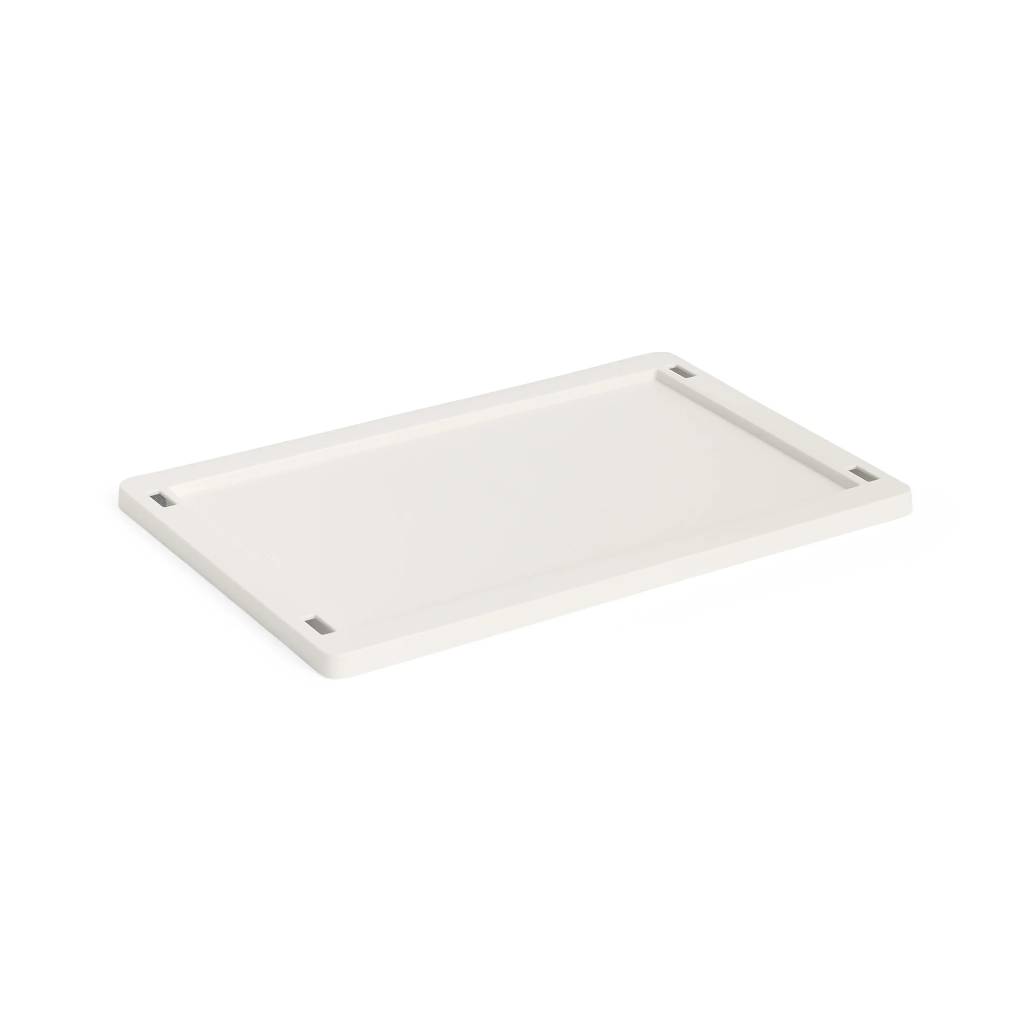HAY Recycled Storage Bin Collapsible Plastic Lid - Off White - Image 2