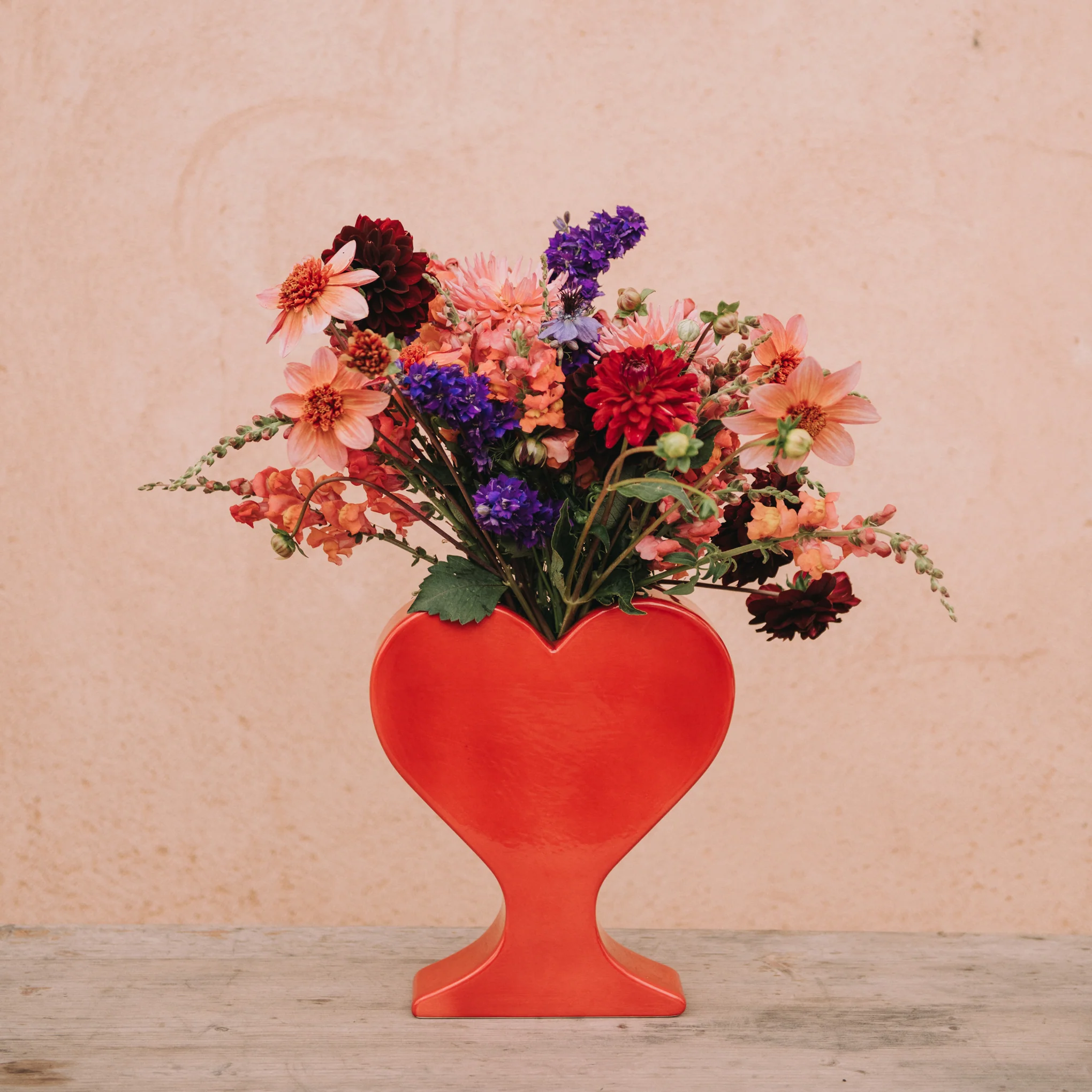 Heart Ceramic Vase - Image 2