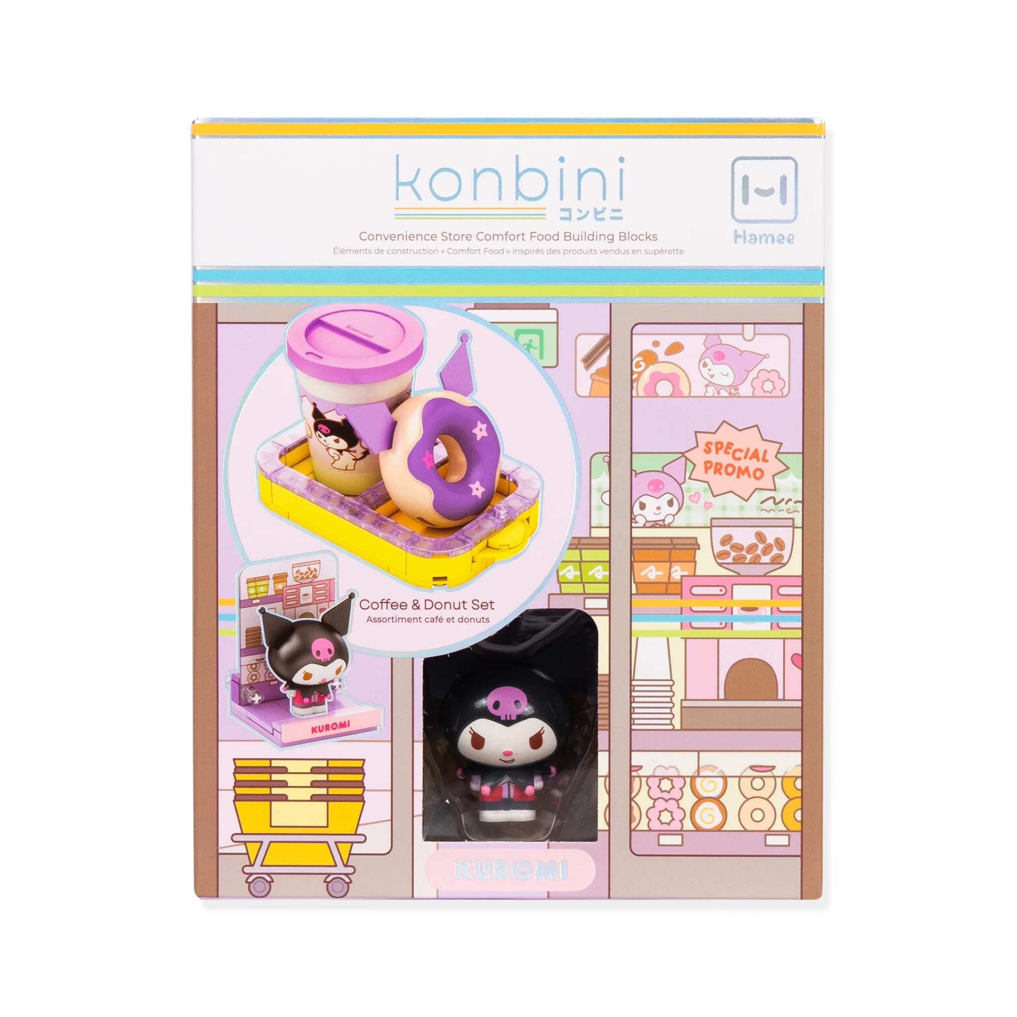Hello Kitty and Friends Konbini Building Blocks Set - Cinnamoroll sugar roll - Image 3